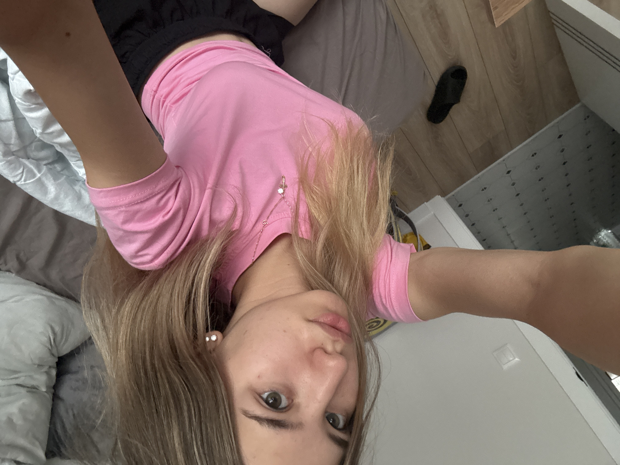 Apartment selfie session across multiple rooms in Kazan