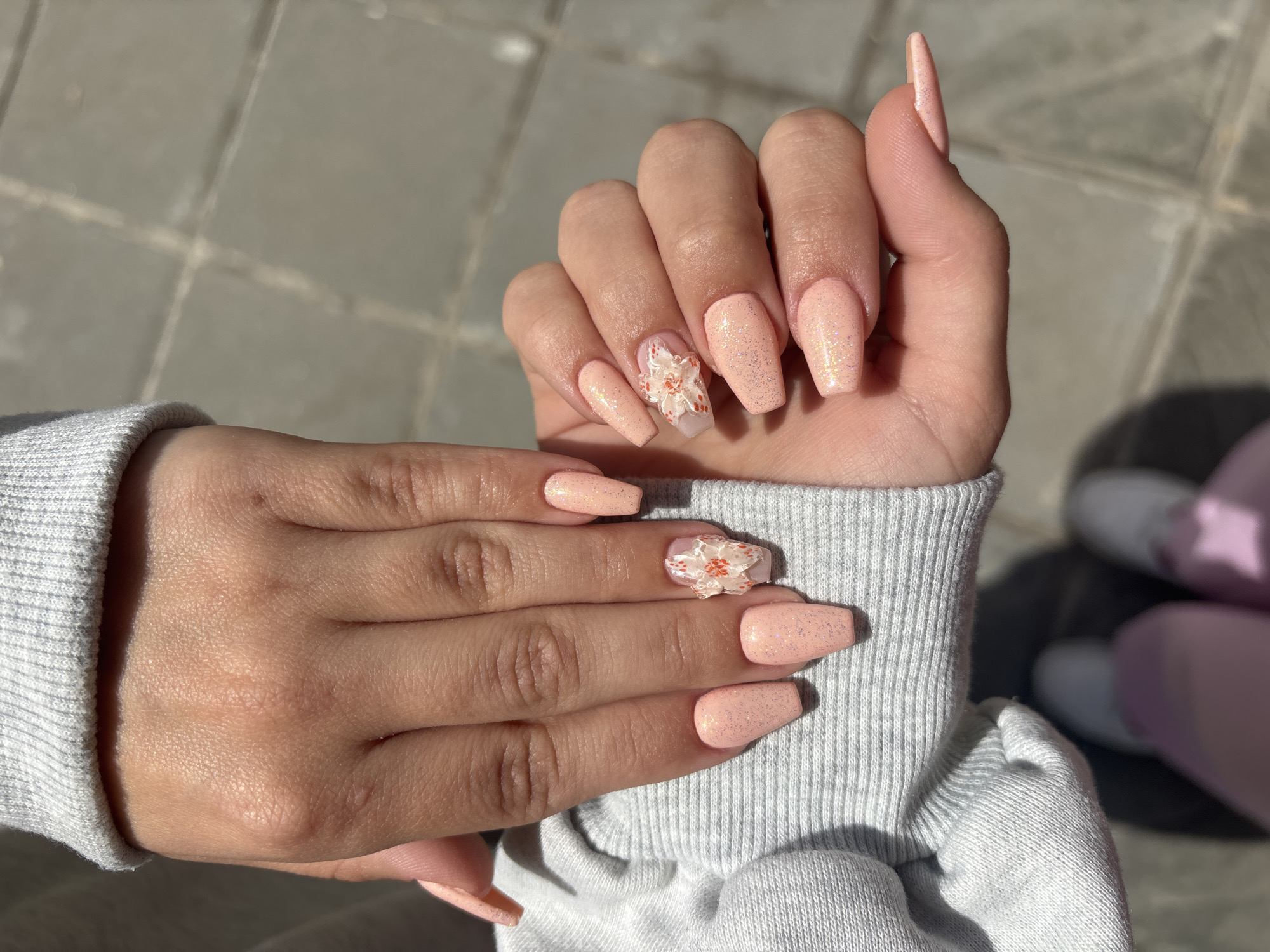 Elaborate nail art spotted in Sofia, Bulgaria