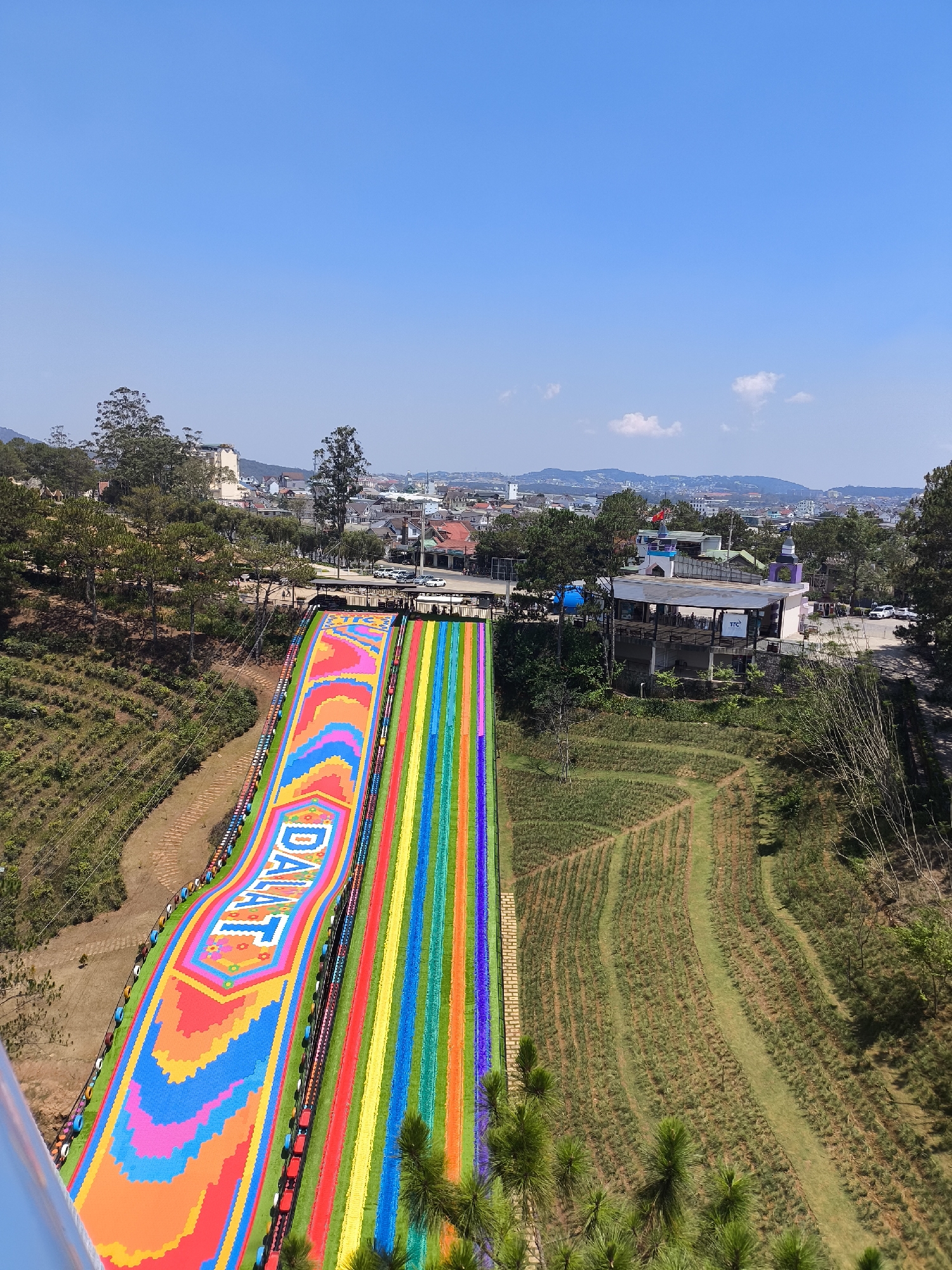 Tourist slide with DALAT lettering spotted in Vietnam resort city