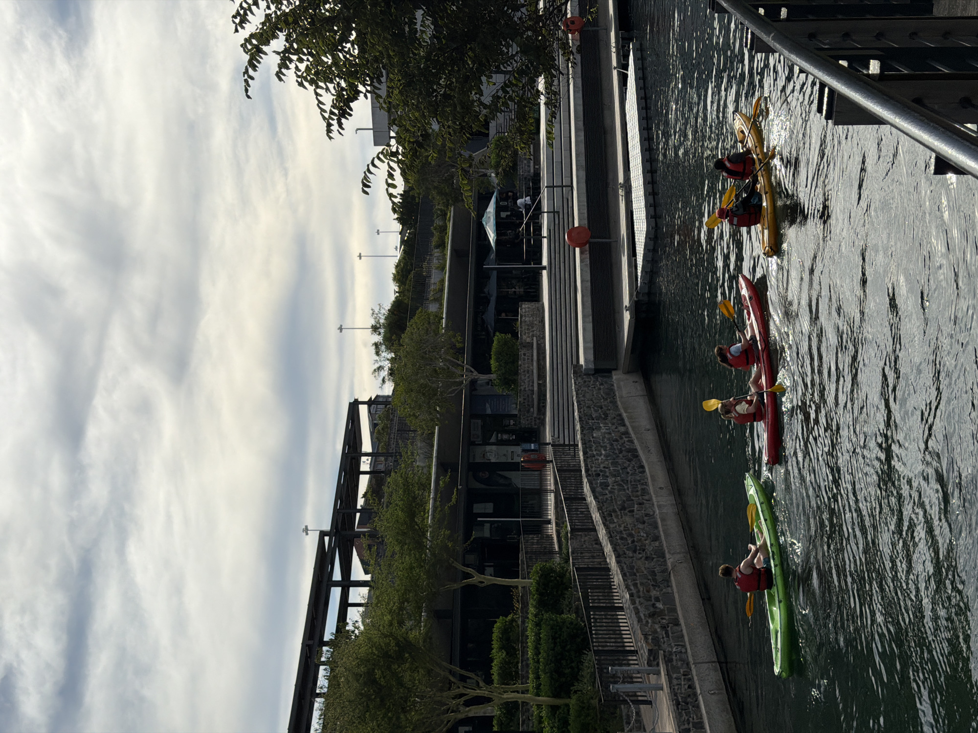 V&A Waterfront scenes documented with kayakers and Table Mountain views