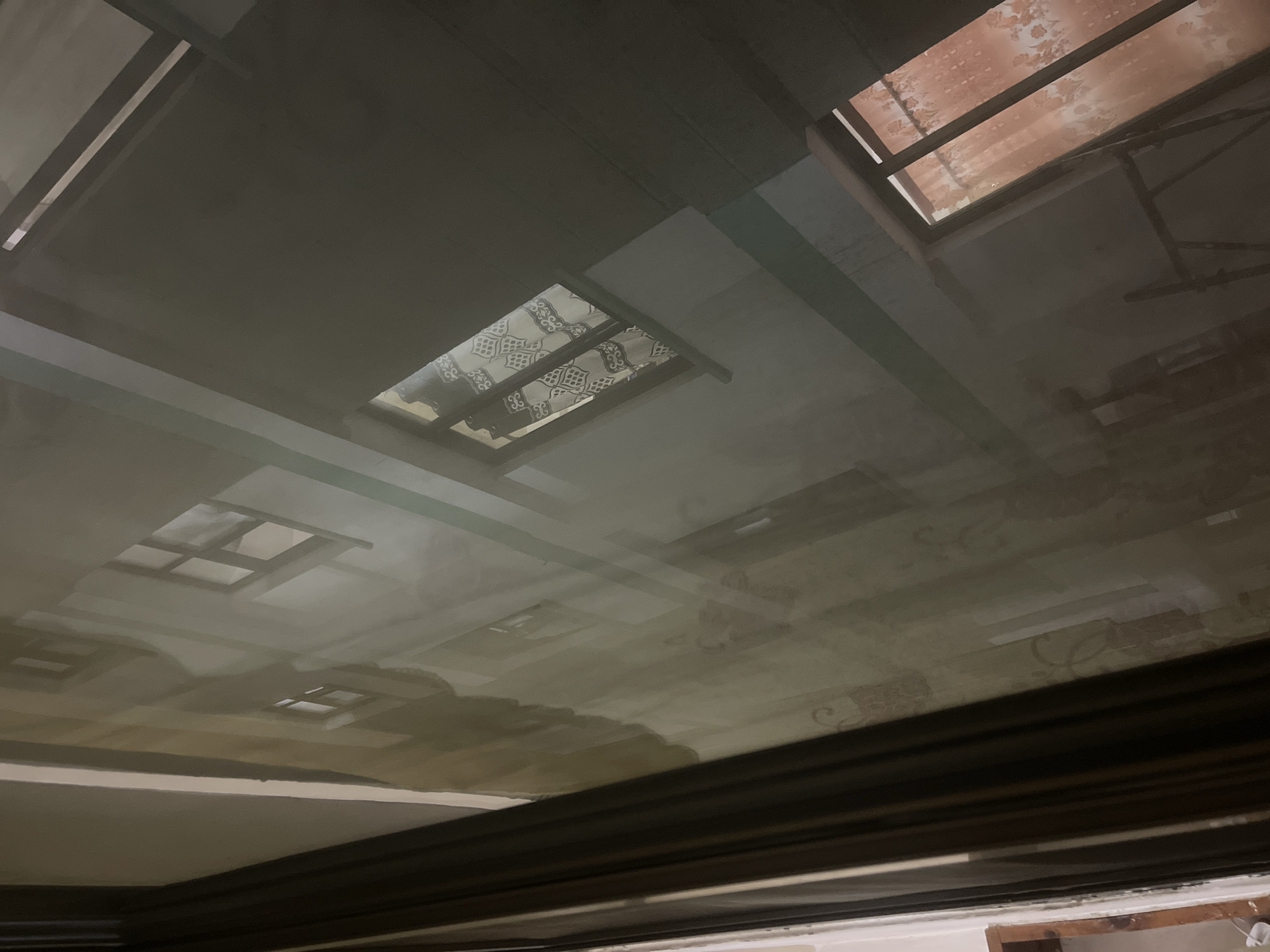 Interior ceiling photographed from below in Dar es-Salaam