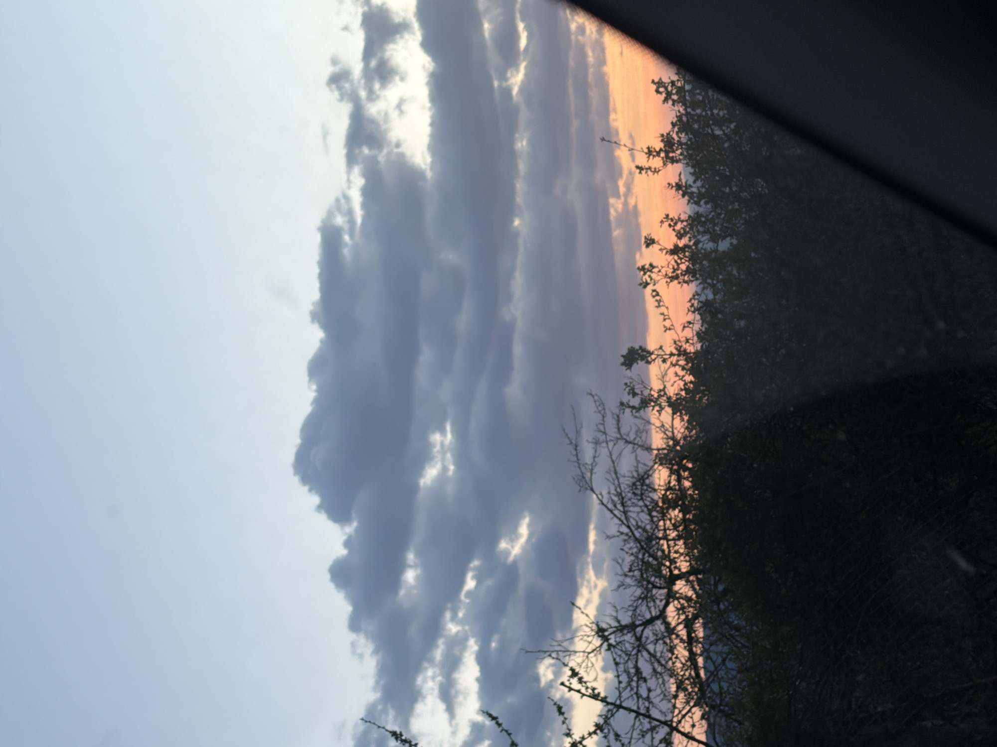 Sunset documented across Marchaevo village, Bulgaria