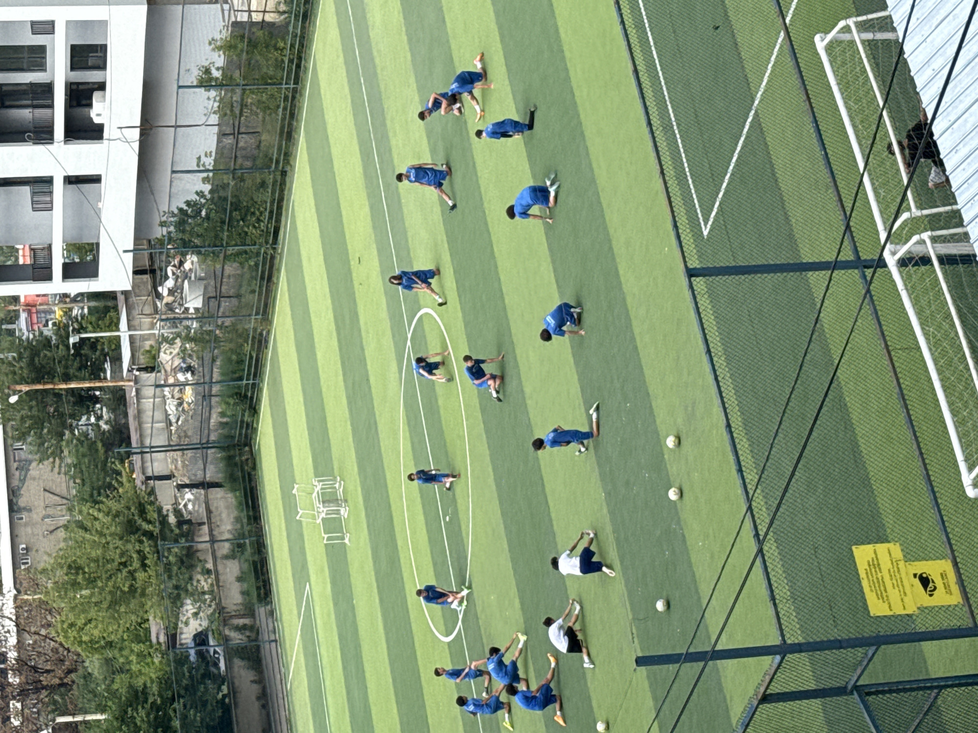 Soccer team trains on artificial turf in Tbilisi