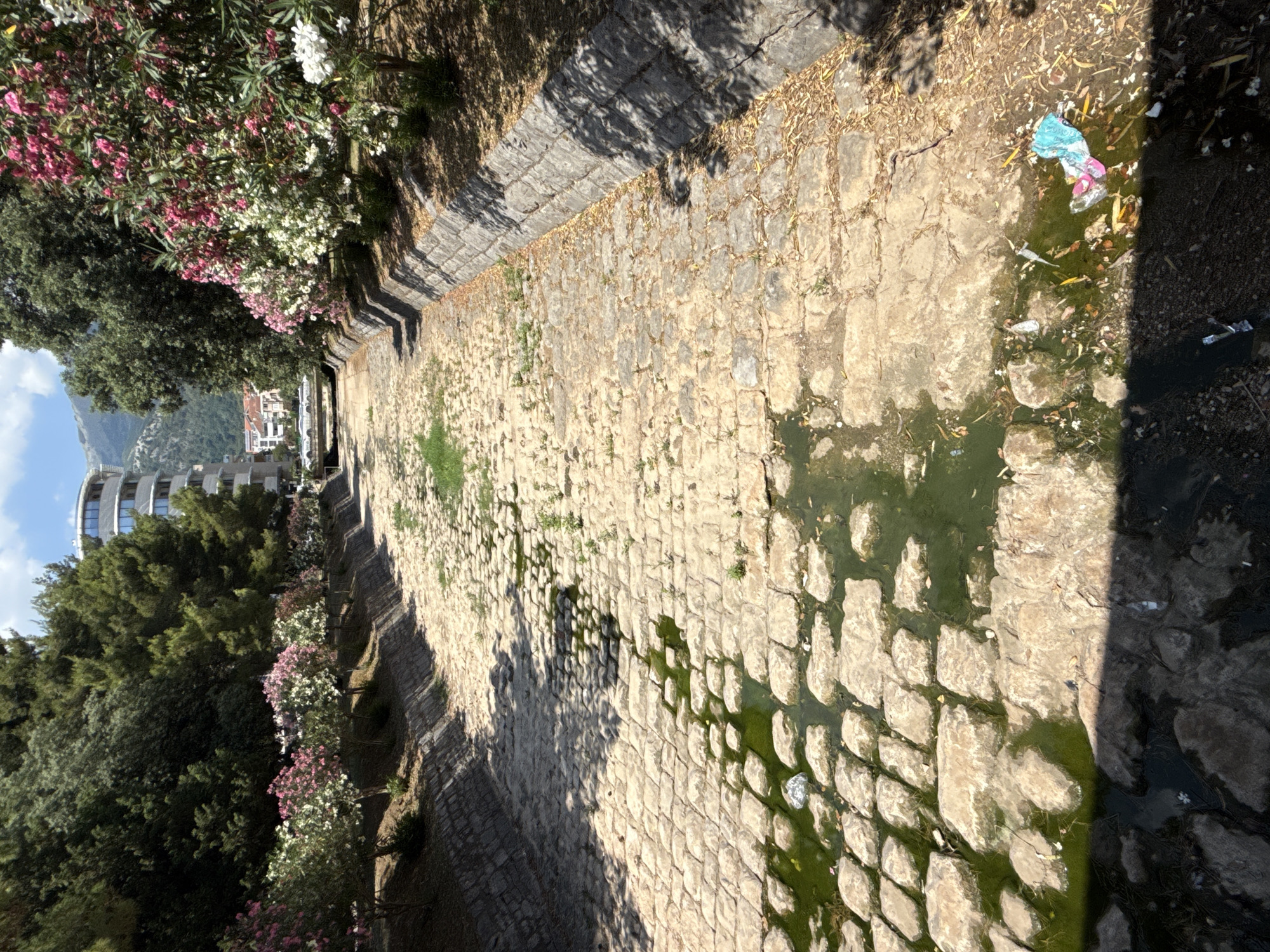 Midday in Budva: old town streets, beach, and ćevapi