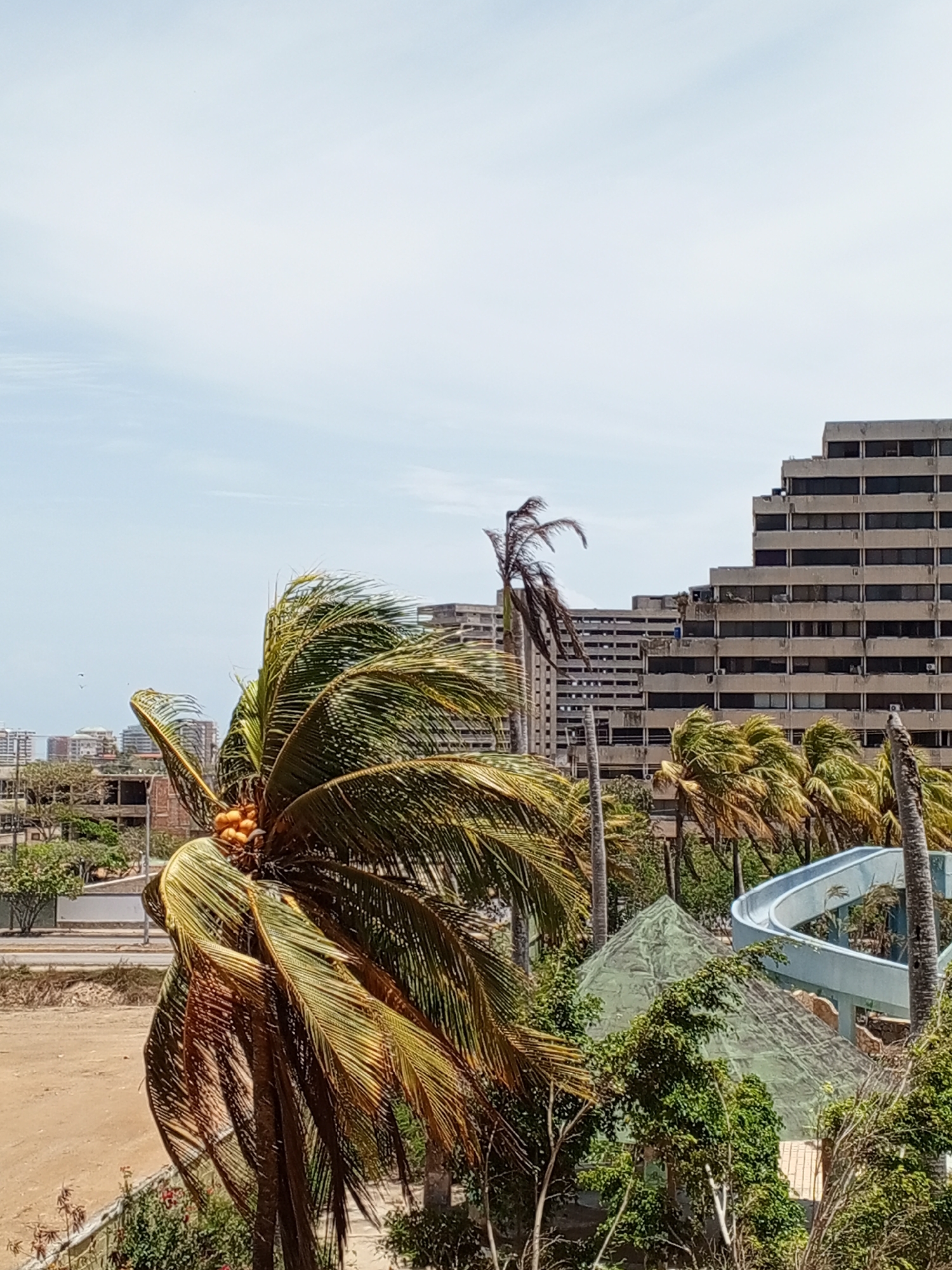 Witness documents abandoned resort hotels in Porlamar, Venezuela