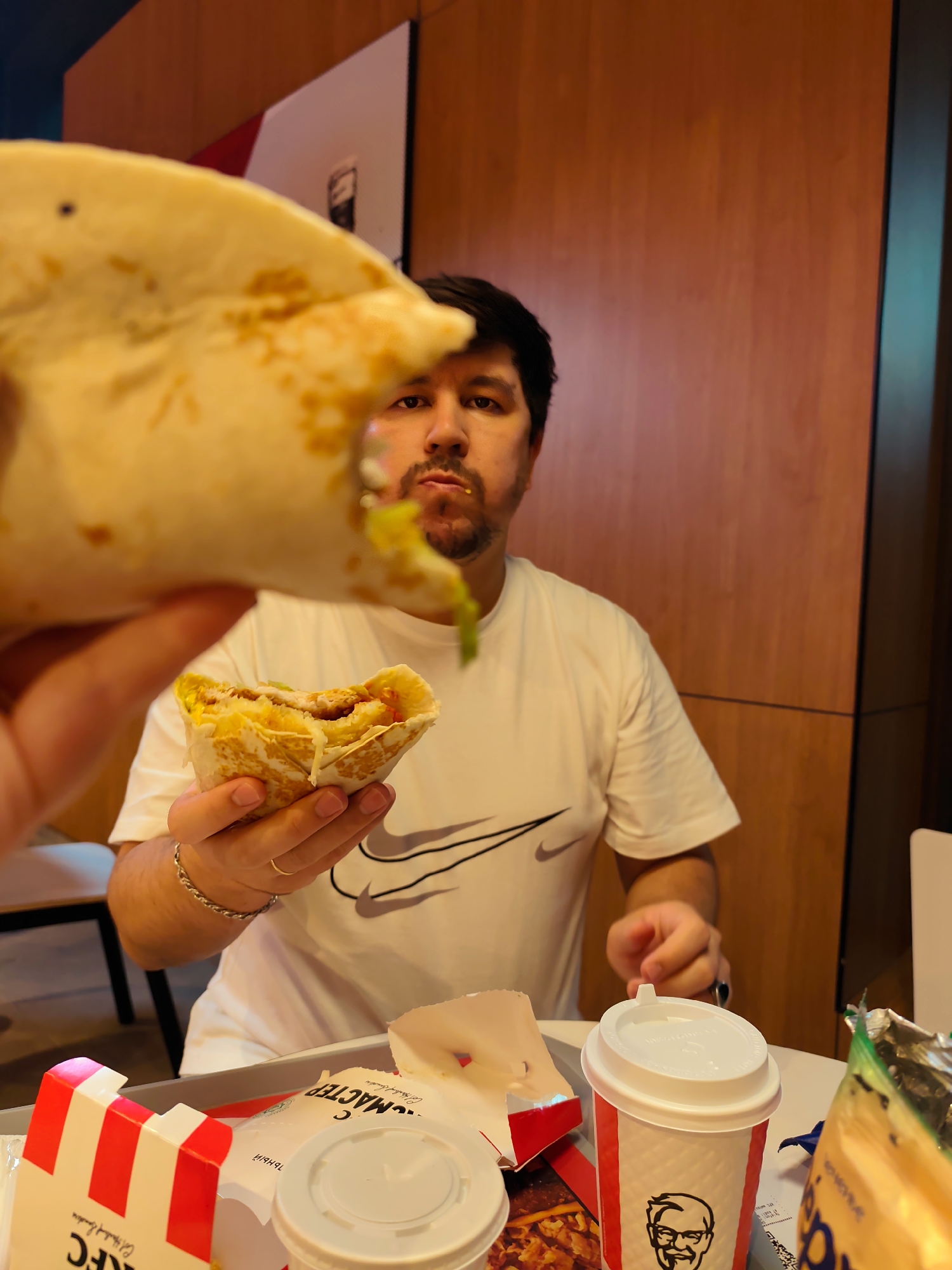KFC stop and a stroll through Fergana City's lit-up streets
