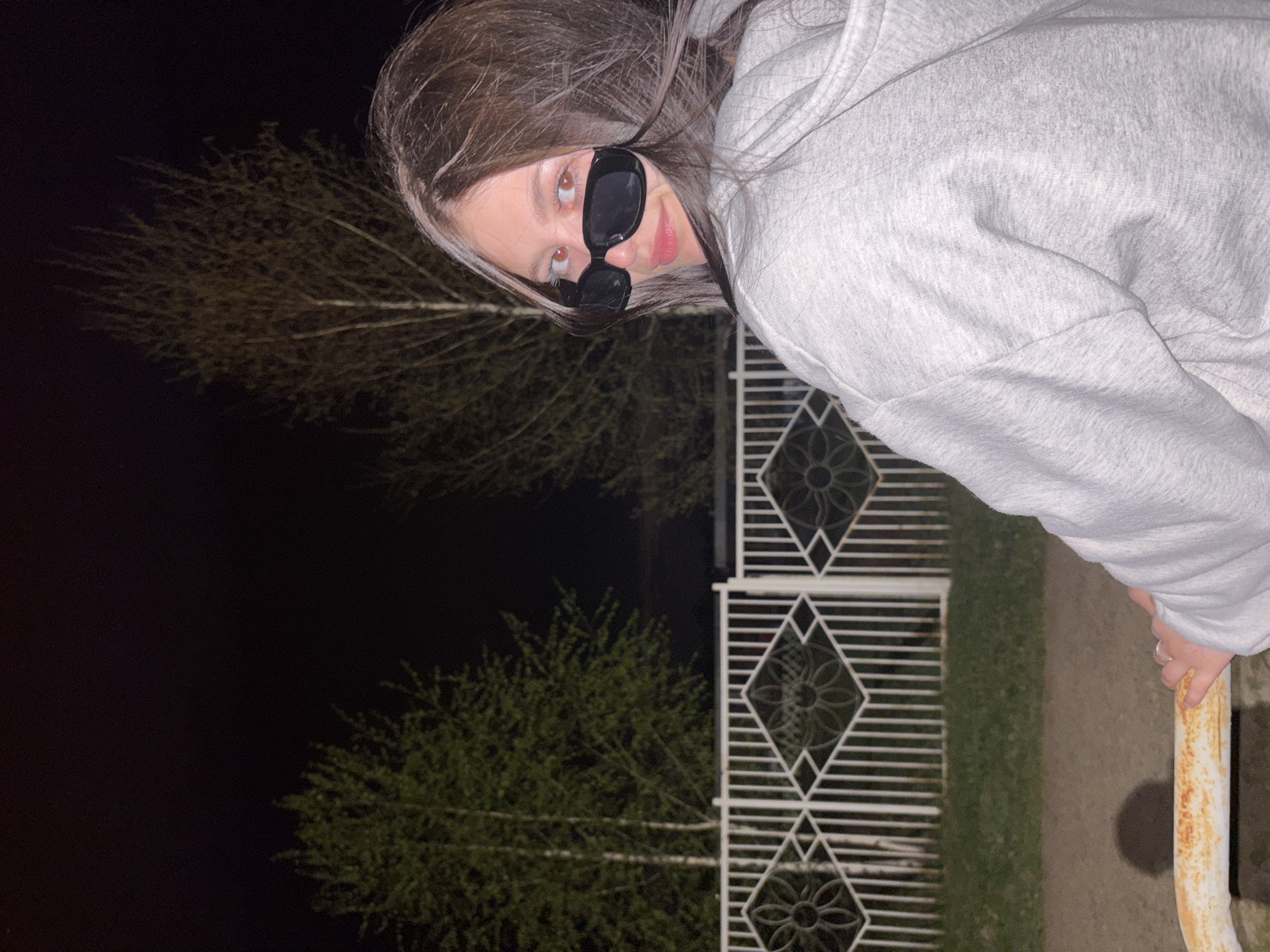 Young woman enjoys playground time in Russian town