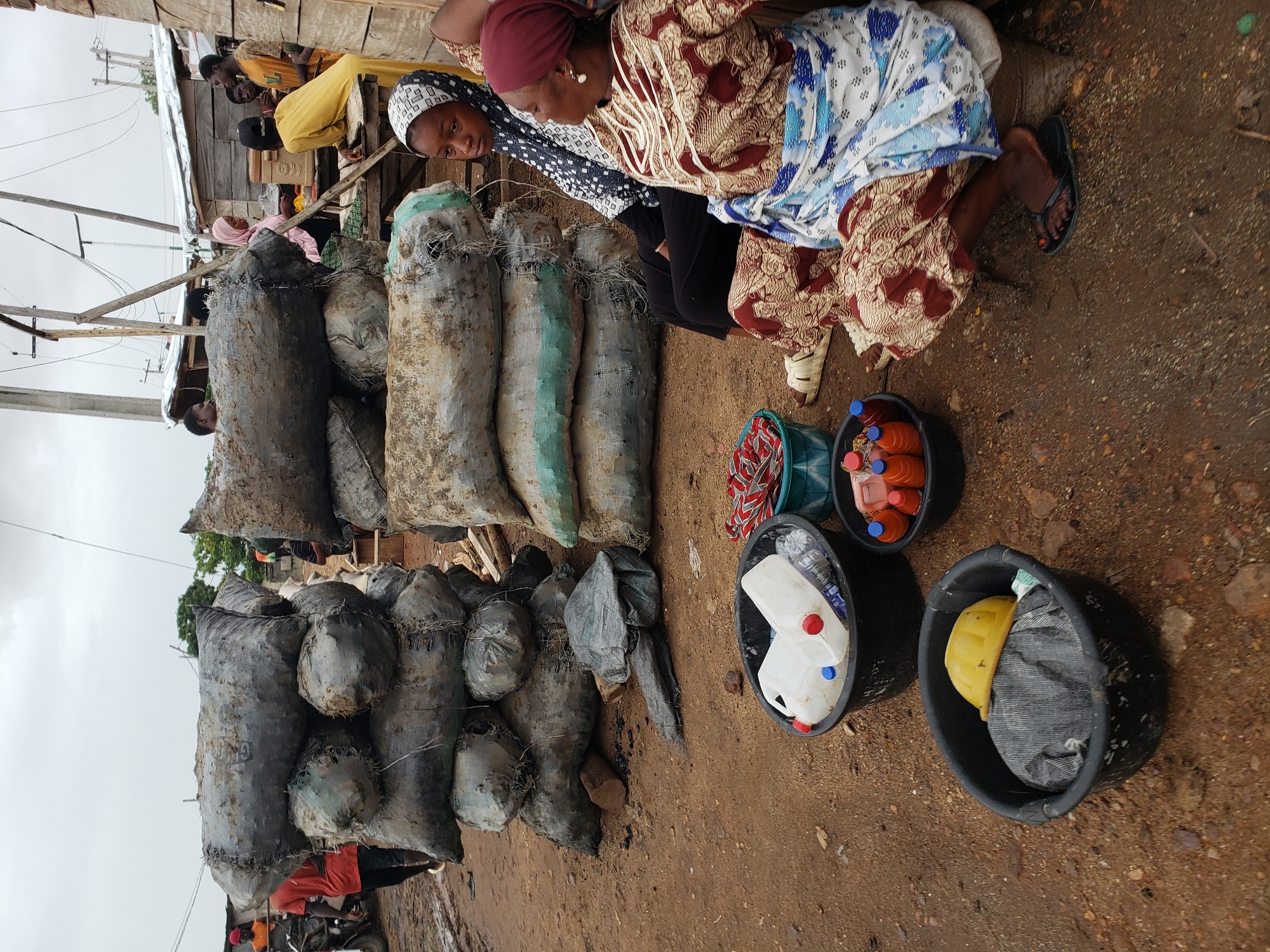 Morning market activity documented along Niger River in Lokoja