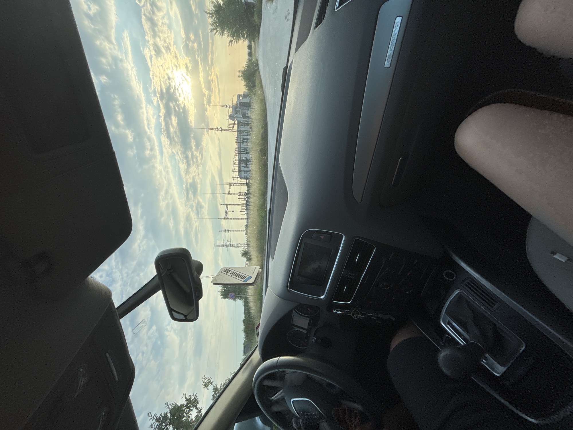 Passengers Take Selfie Inside Audi SUV in Bulgarian Village