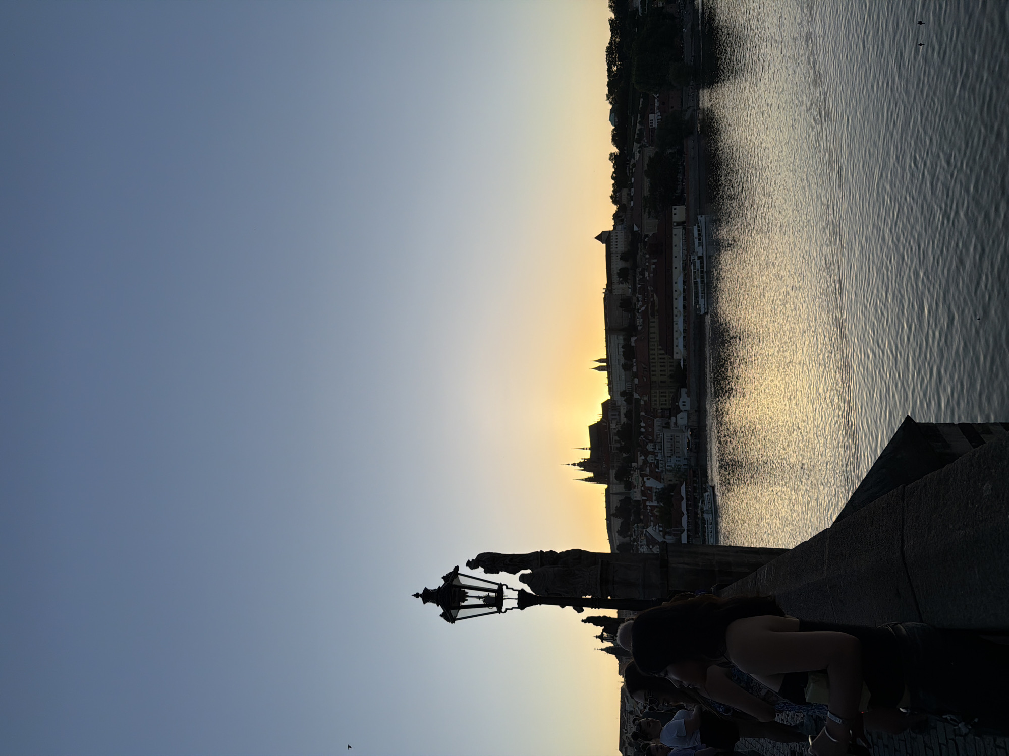 Prague's Old Town Bridge Tower photographed from multiple angles