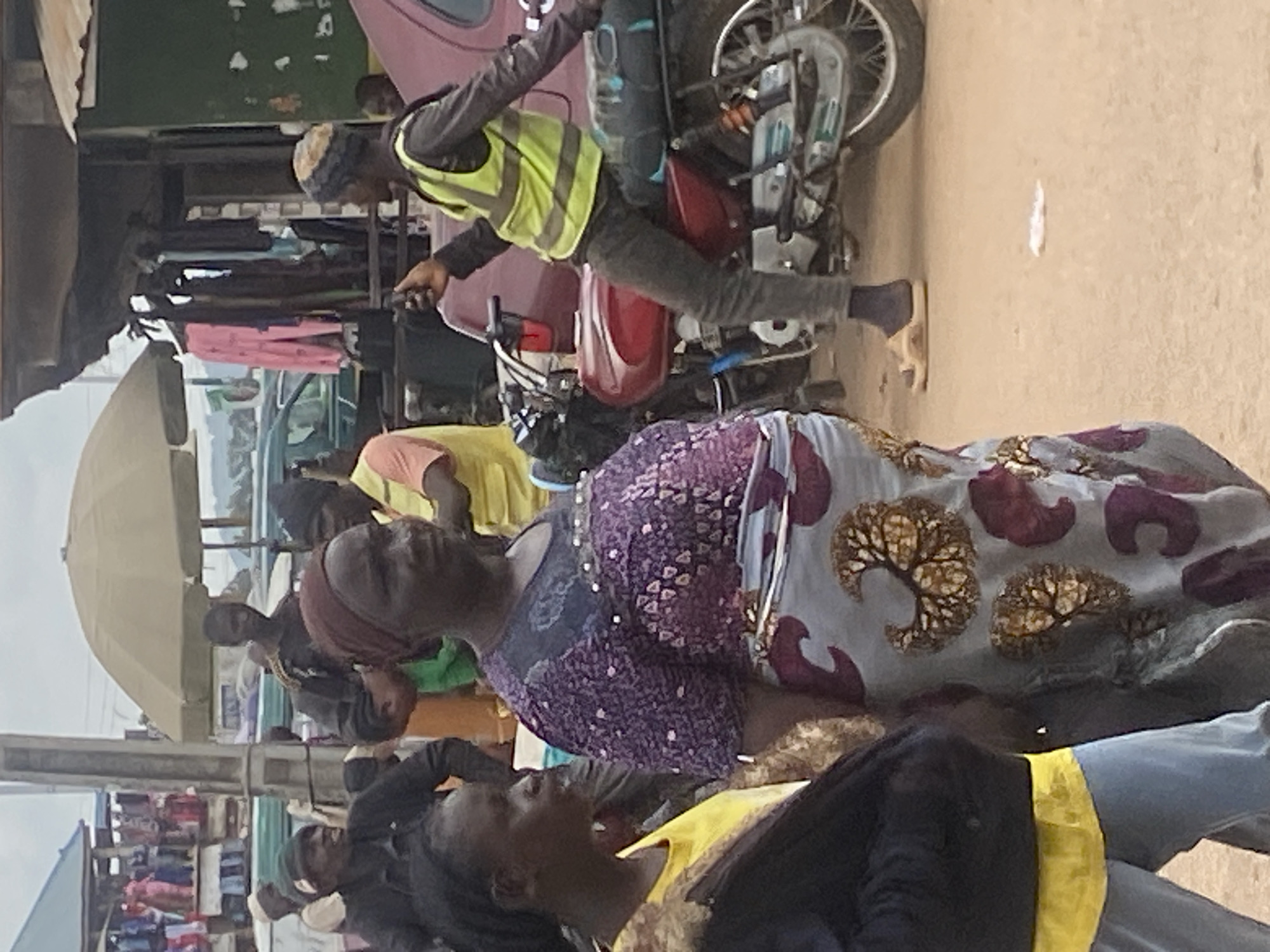 Street life and market activity in Bukuru, Nigeria