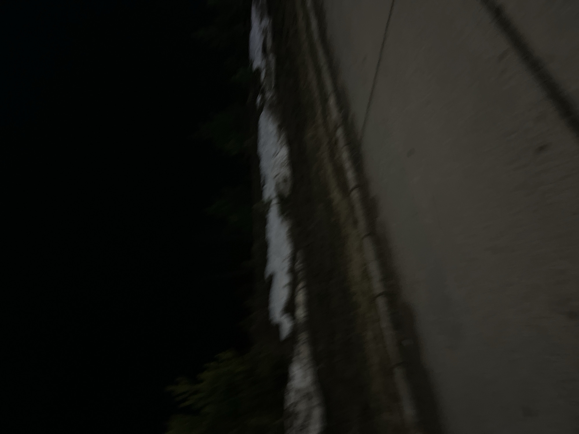Nighttime wall scene documented in Markovskii, Russia