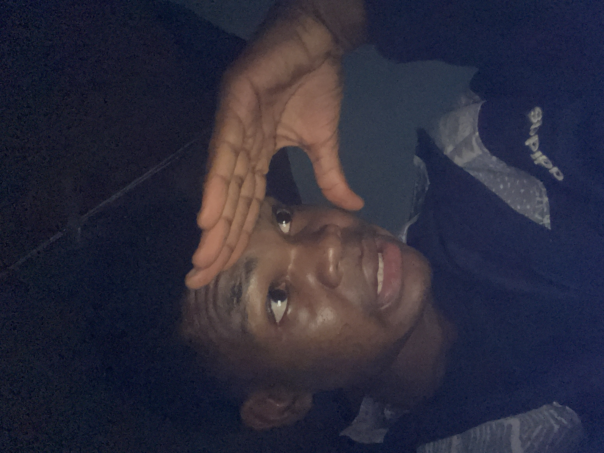 Young person documents late-night moments with selfies in Nigeria