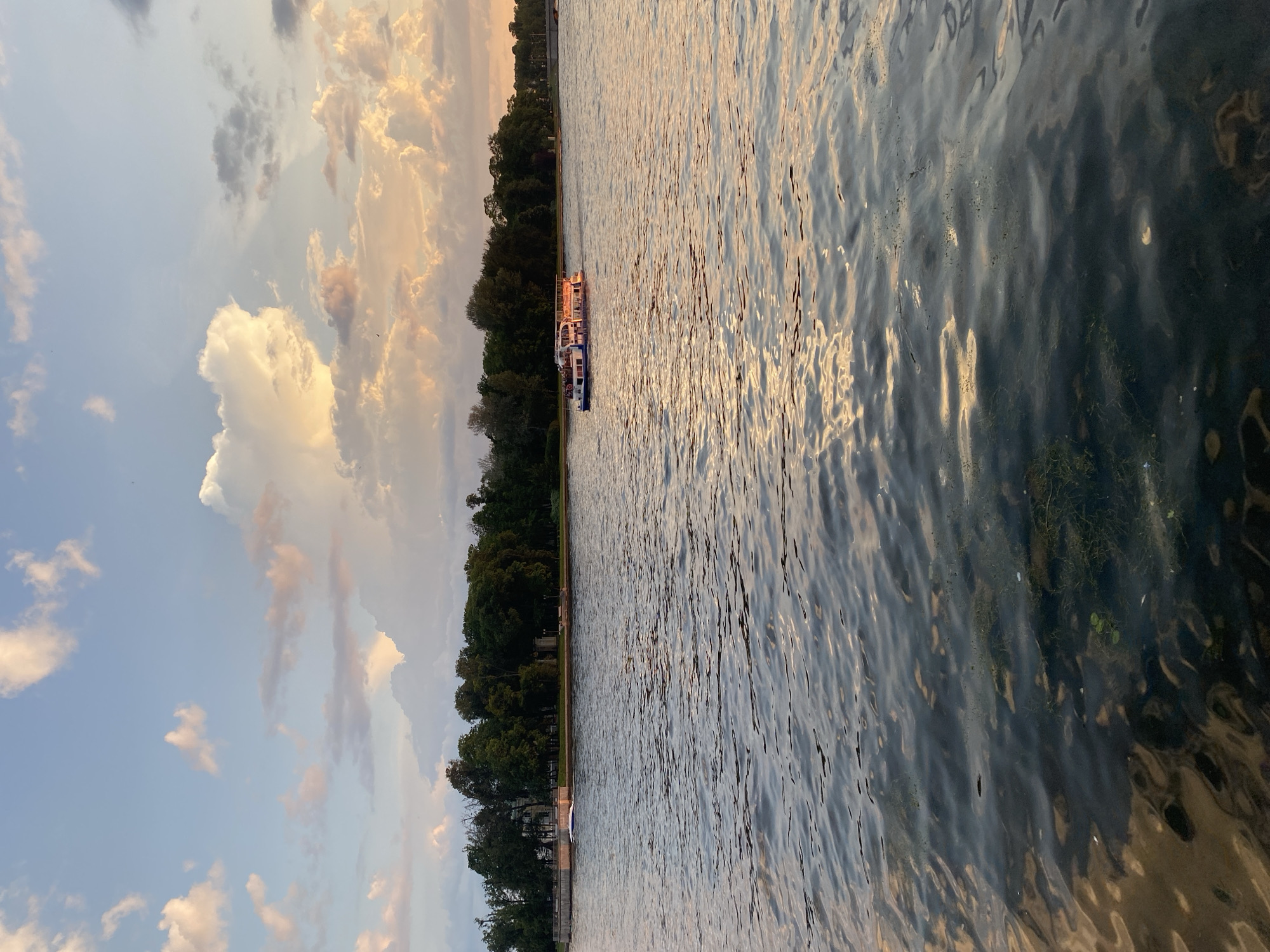 Neva River sunset, Saint Petersburg, July 2026