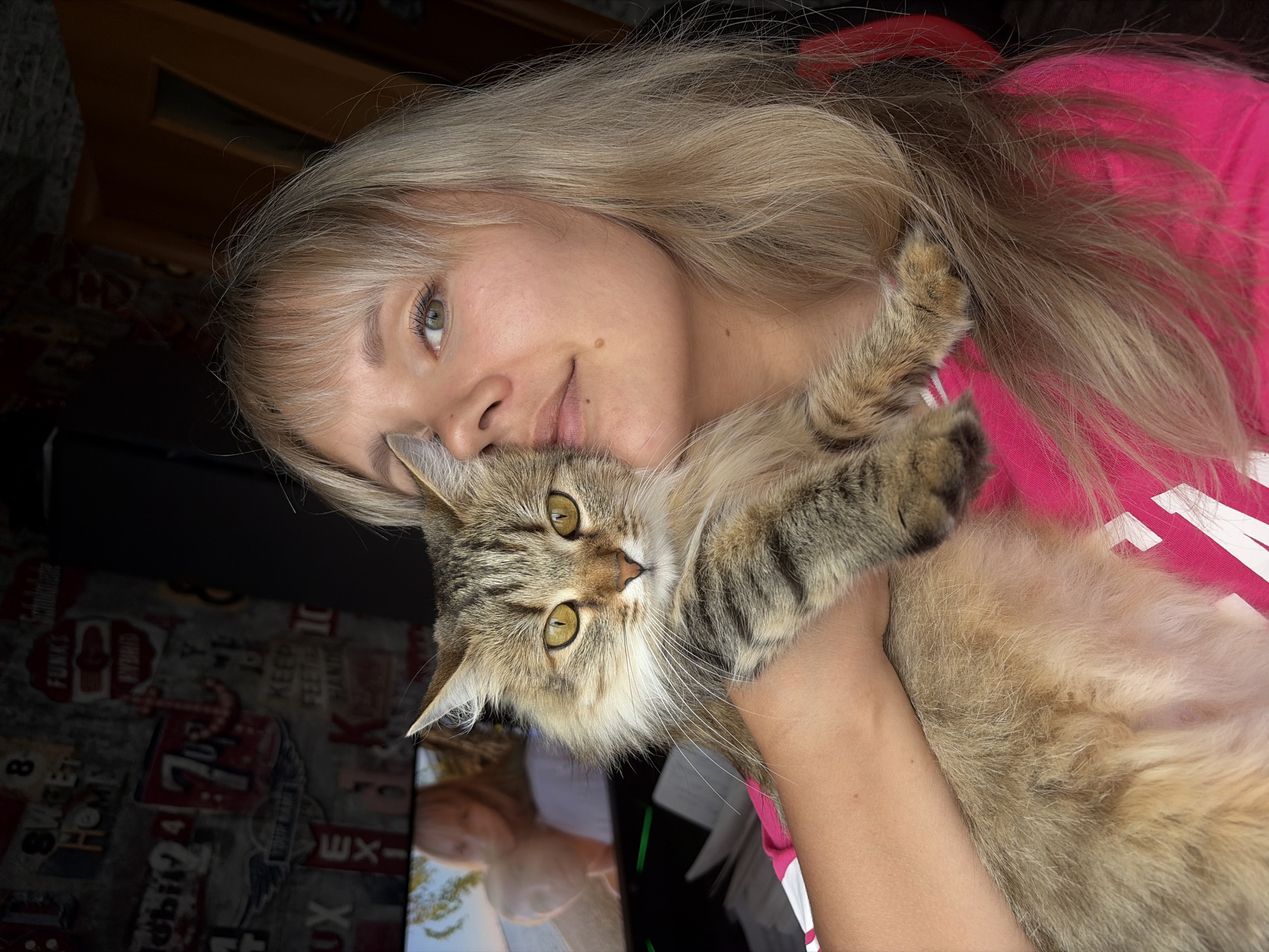 Cats, selfies, and raspberries on a summer afternoon in Chaikovsky