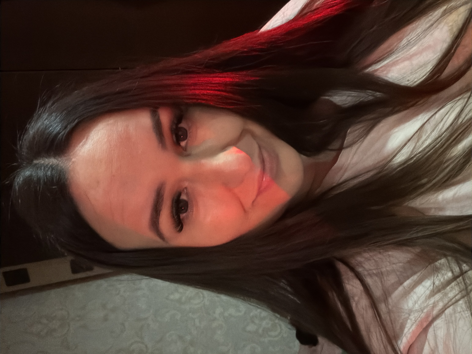 Late-night selfies and a French Bulldog with a Grogu toy