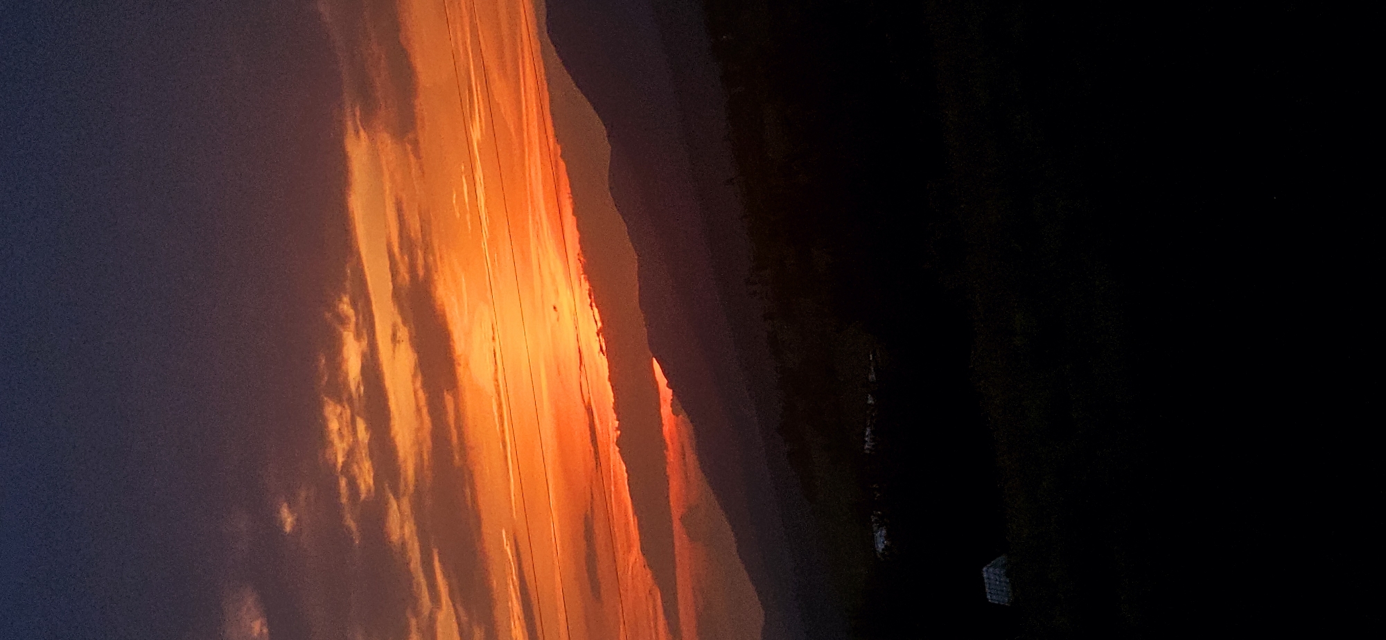 Sunset documented across mountainous Momin Prohod, Bulgaria landscape