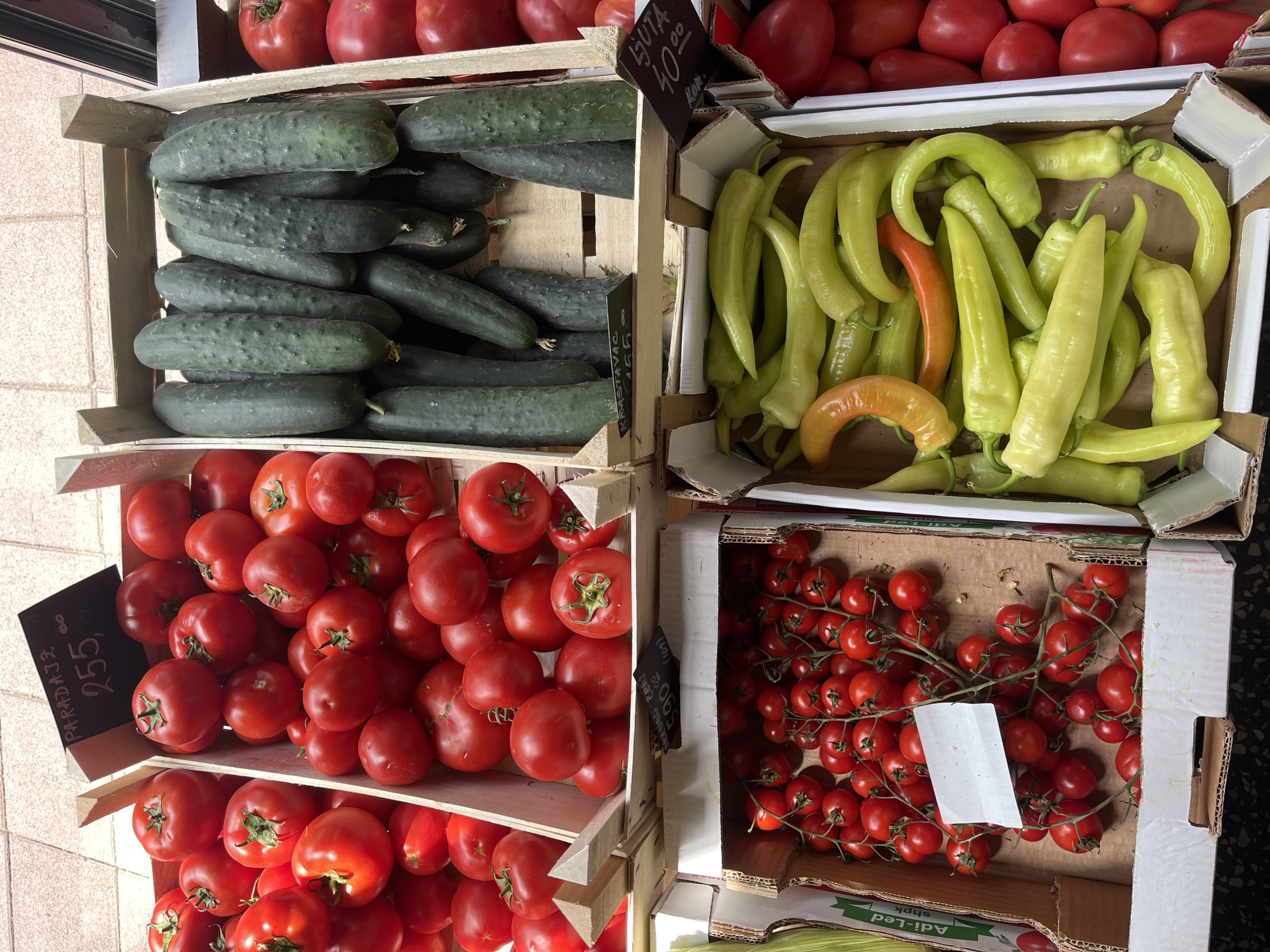 Market browsing and café stops across Belgrade on a June morning