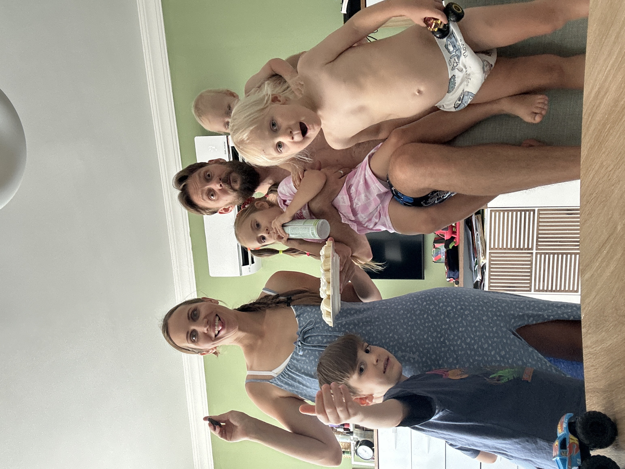 Banana dessert and family time in Fethiye