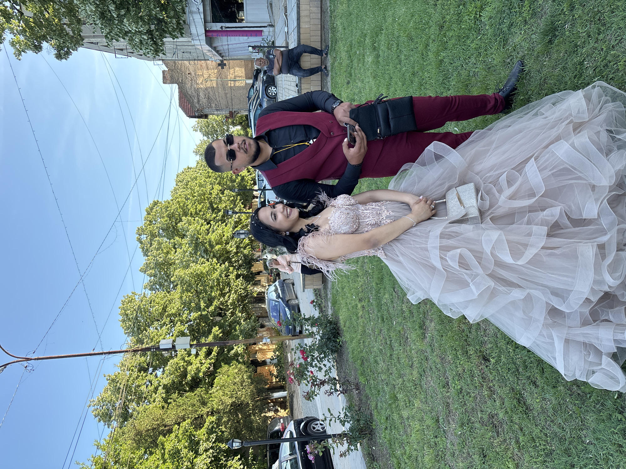 Formal celebrations documented in Hayredin, Bulgaria outdoor gatherings