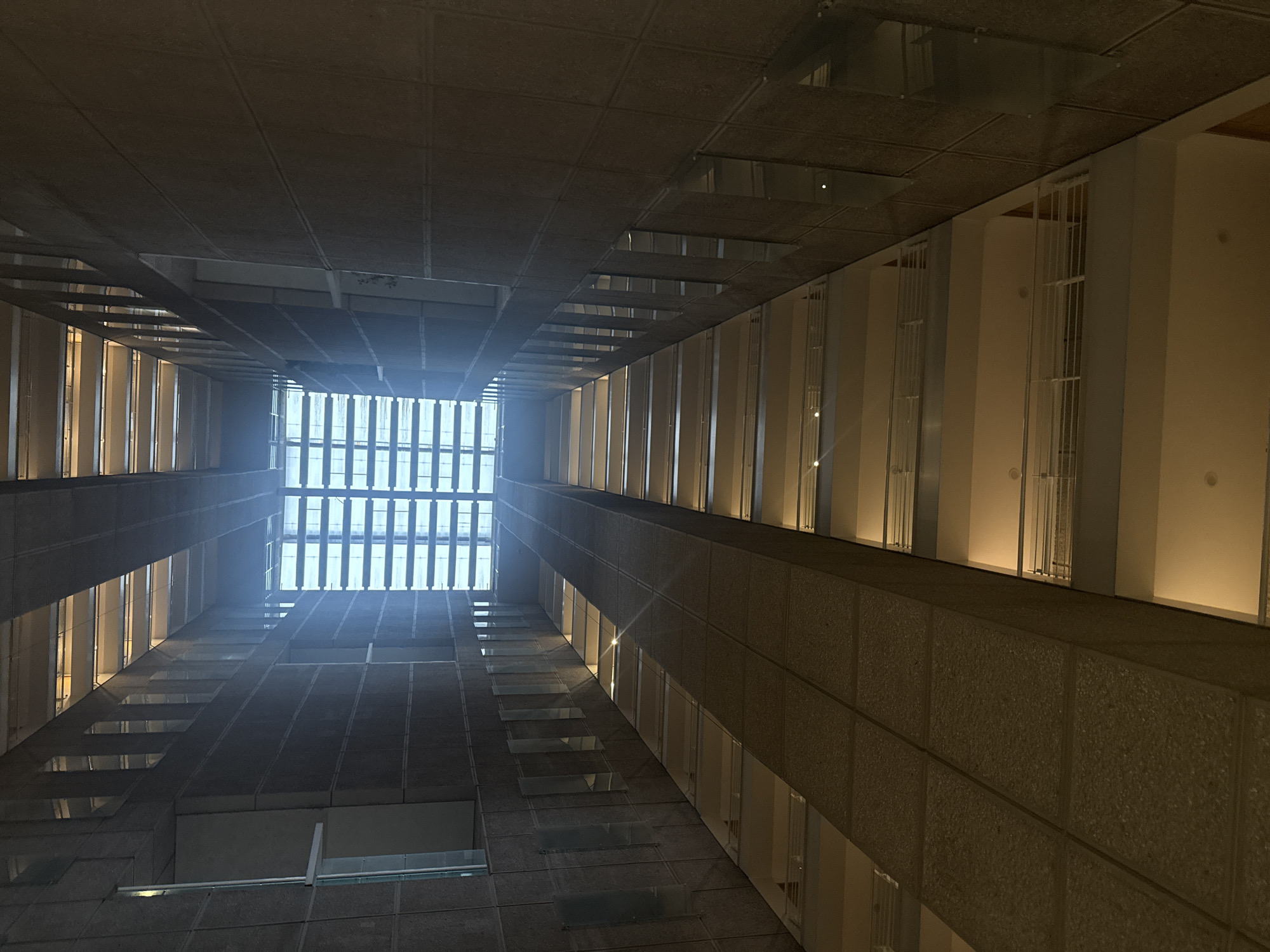 Interior view captured at Mexican Stock Exchange atrium