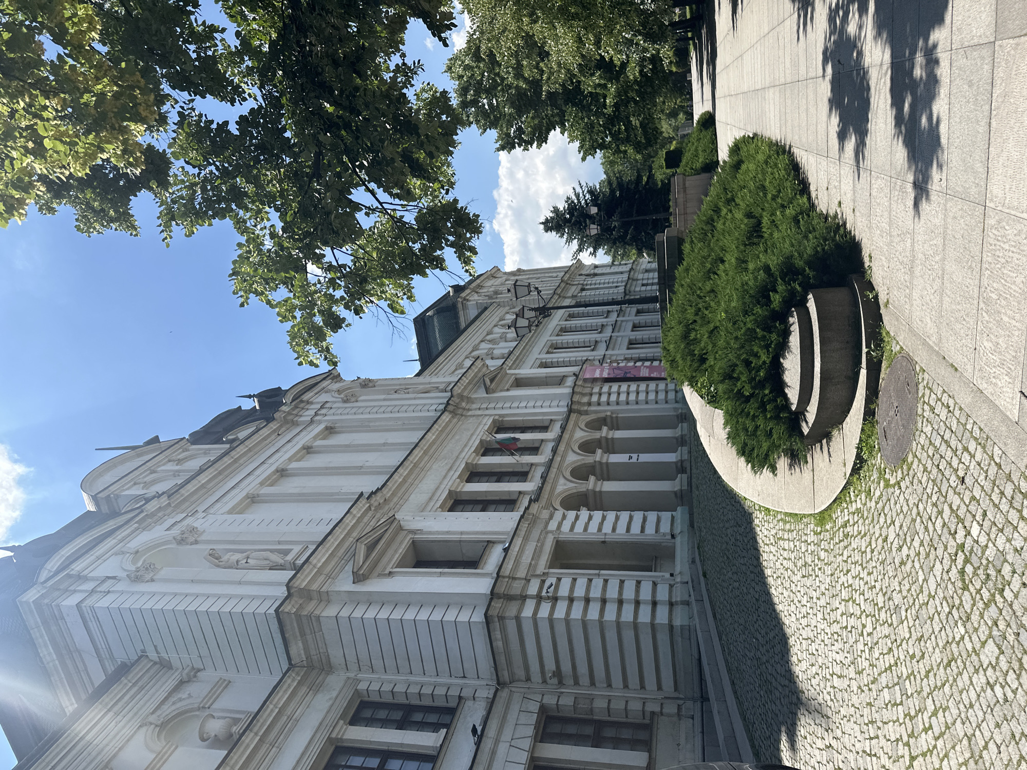Morning walking tour documents Sofia landmarks and streetscapes