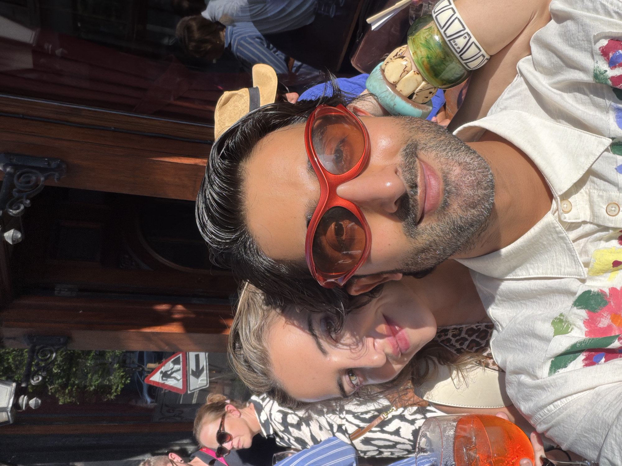 Sunny afternoon out in central London with friends