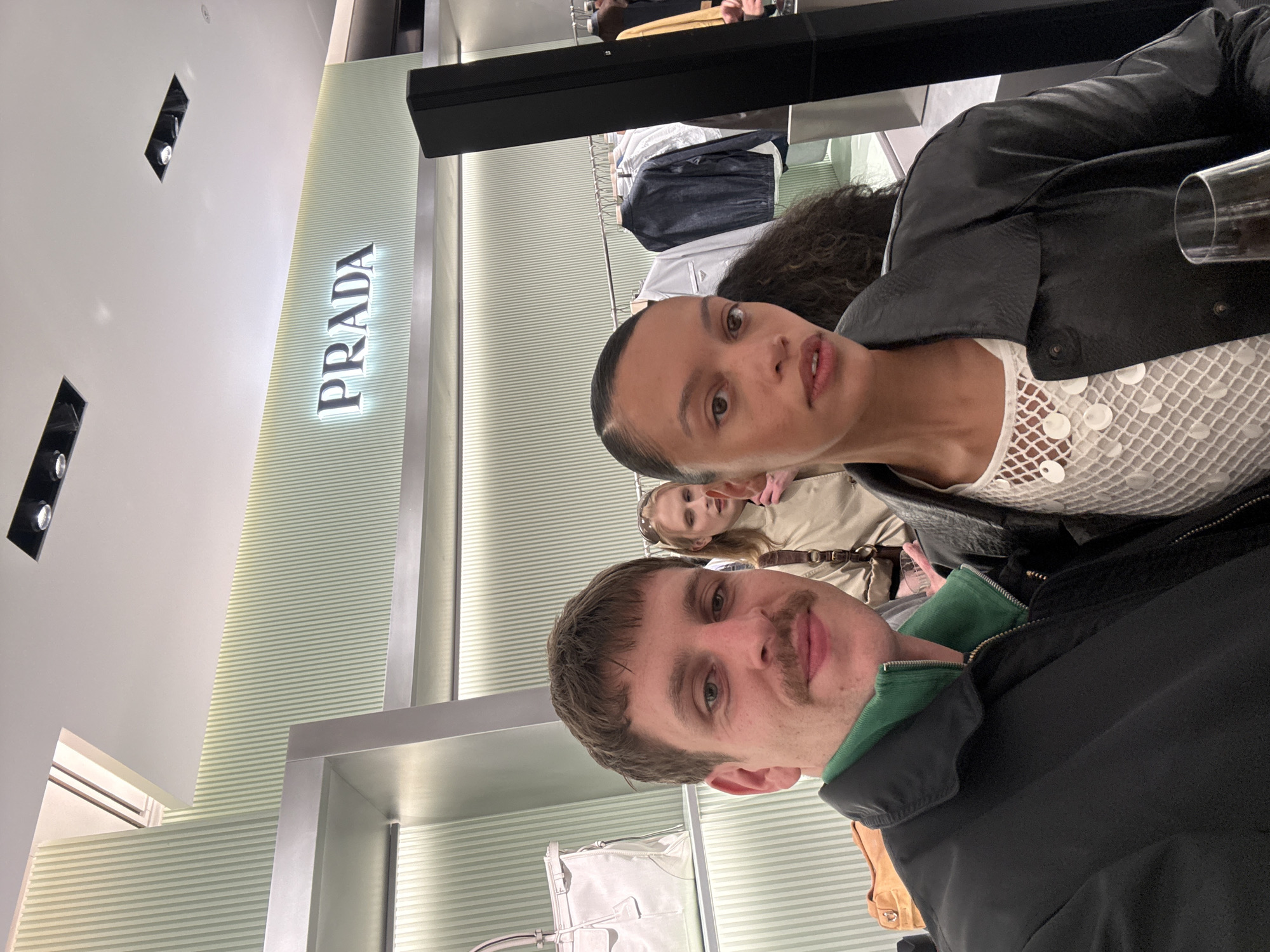 Three people spotted shopping inside London Prada store