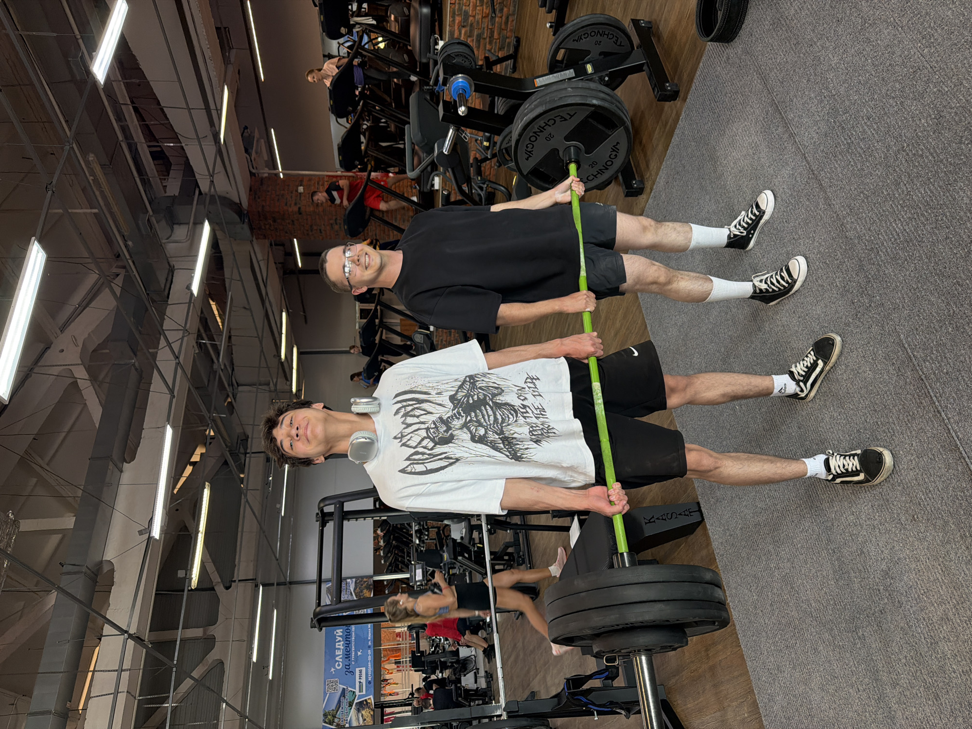 Gym activity and selfie-taking observed in Chaikovsky, Russia