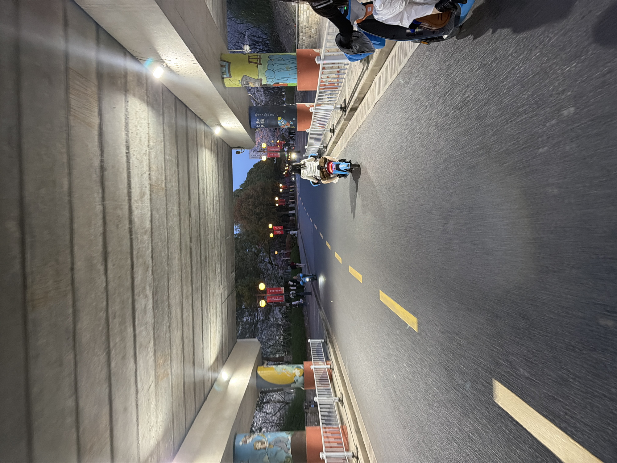 Toy cars, scooters spotted on Jiangning District bike path