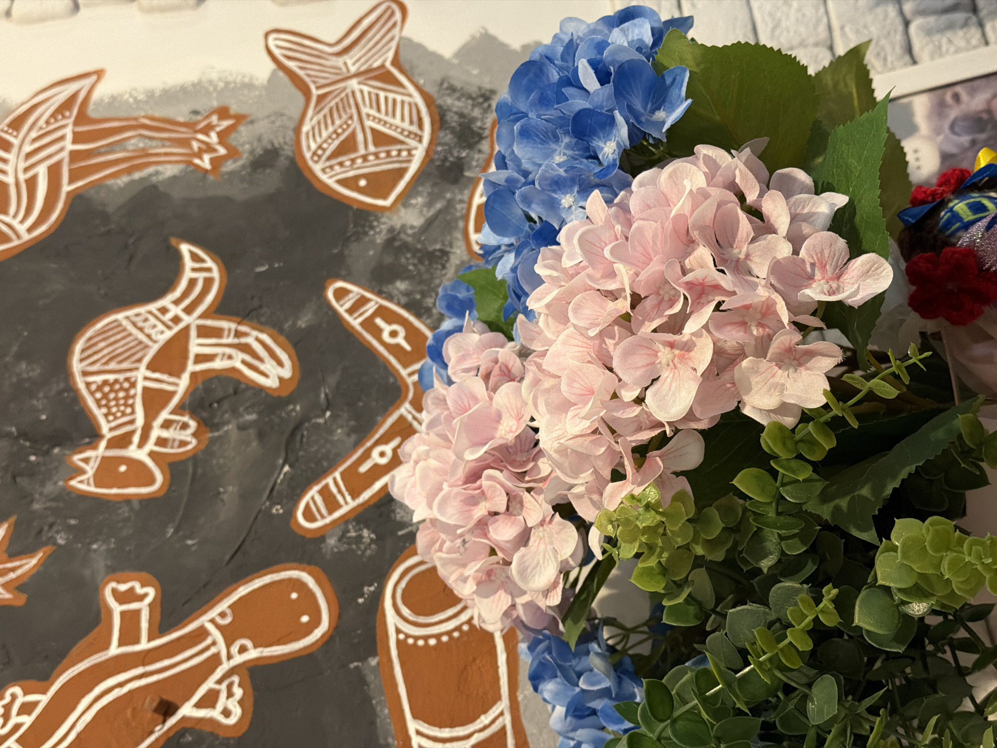 Coffee break and flowers documented in Dnipro