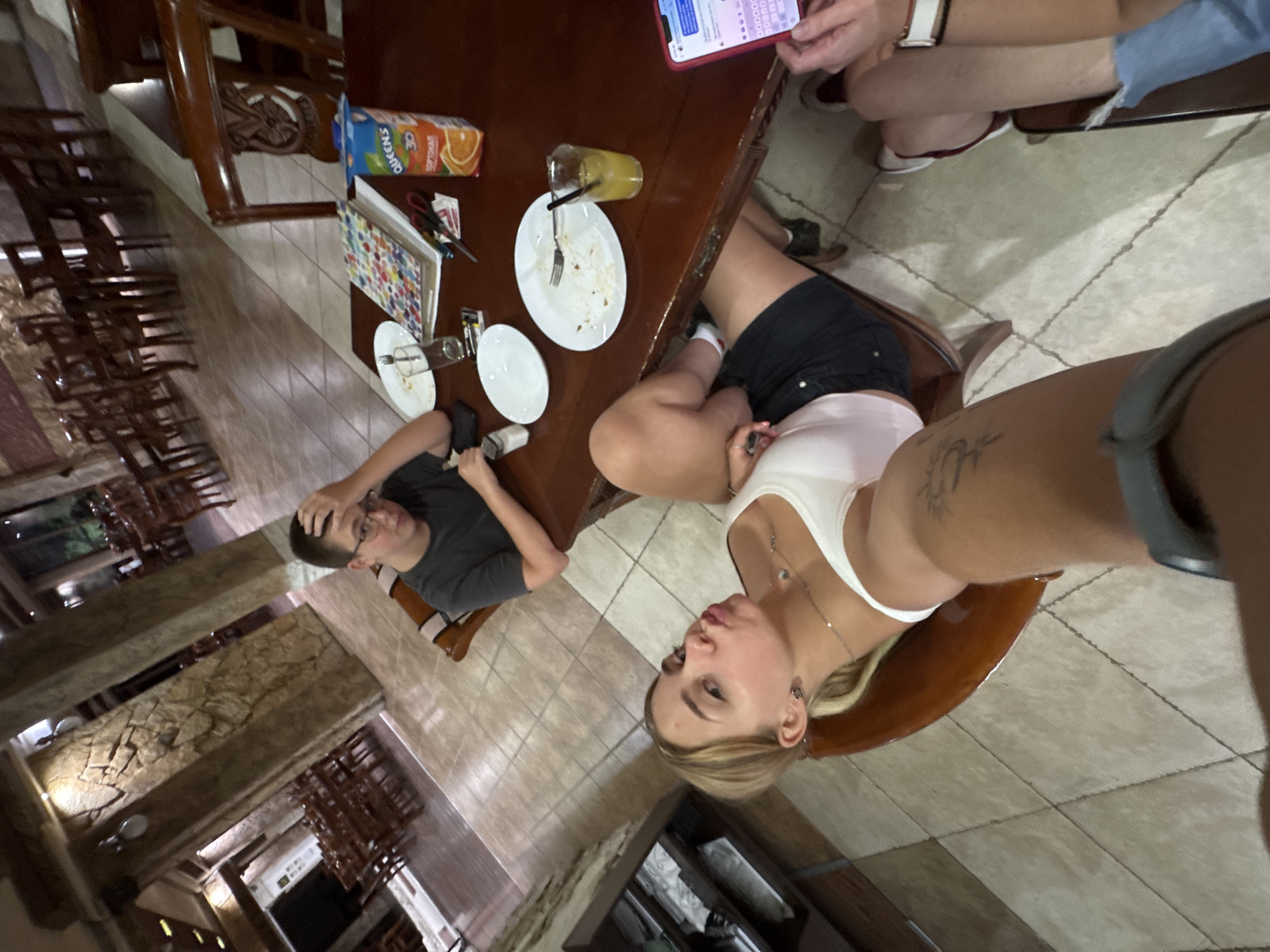 Evening hangout at a rustic restaurant in Sredets, Bulgaria