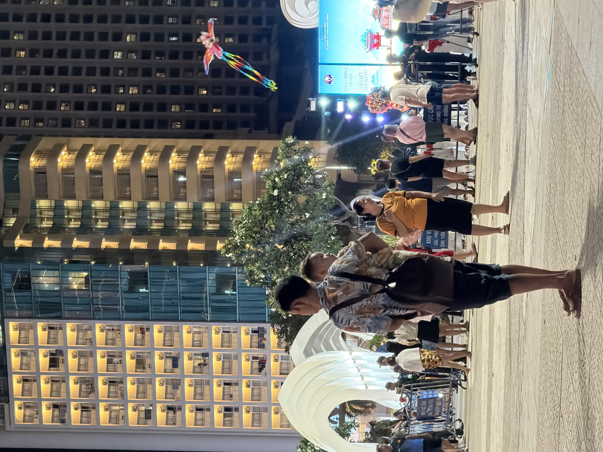 Nha Trang's waterfront buzzes with events, crowds, and street life