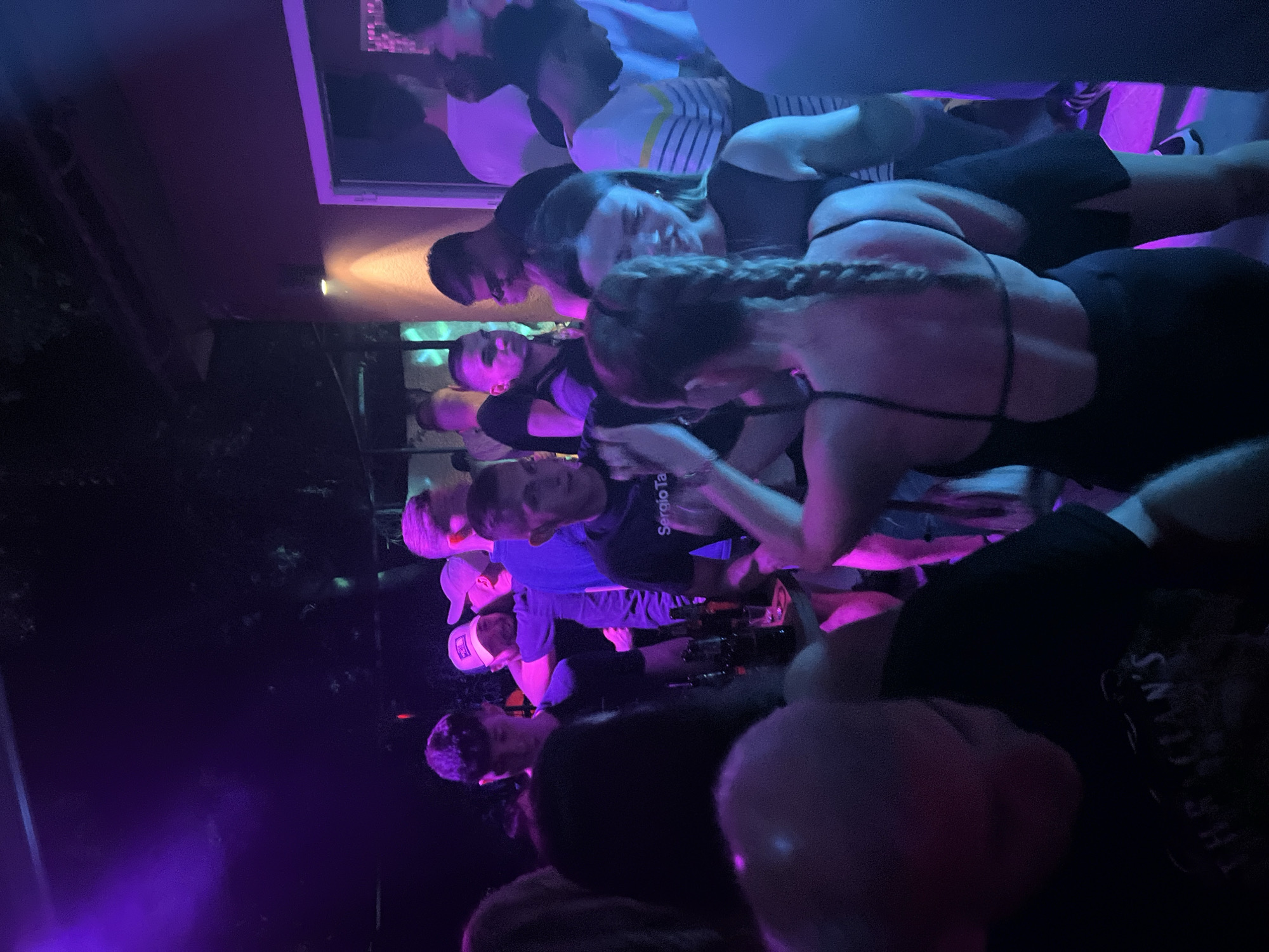 Busy nightclub night in Herceg Novi, Montenegro