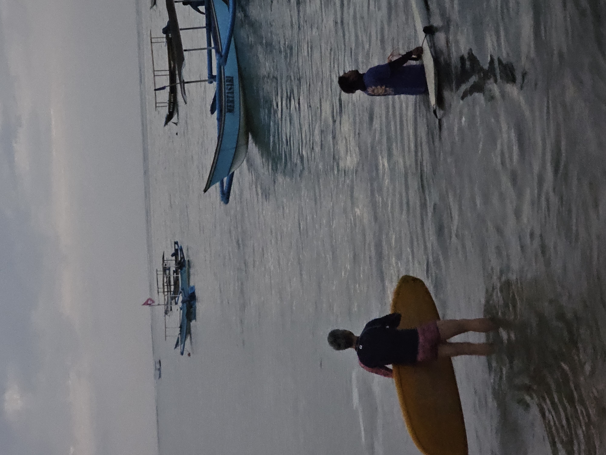 Evening beach life documented across Denpasar coastal areas