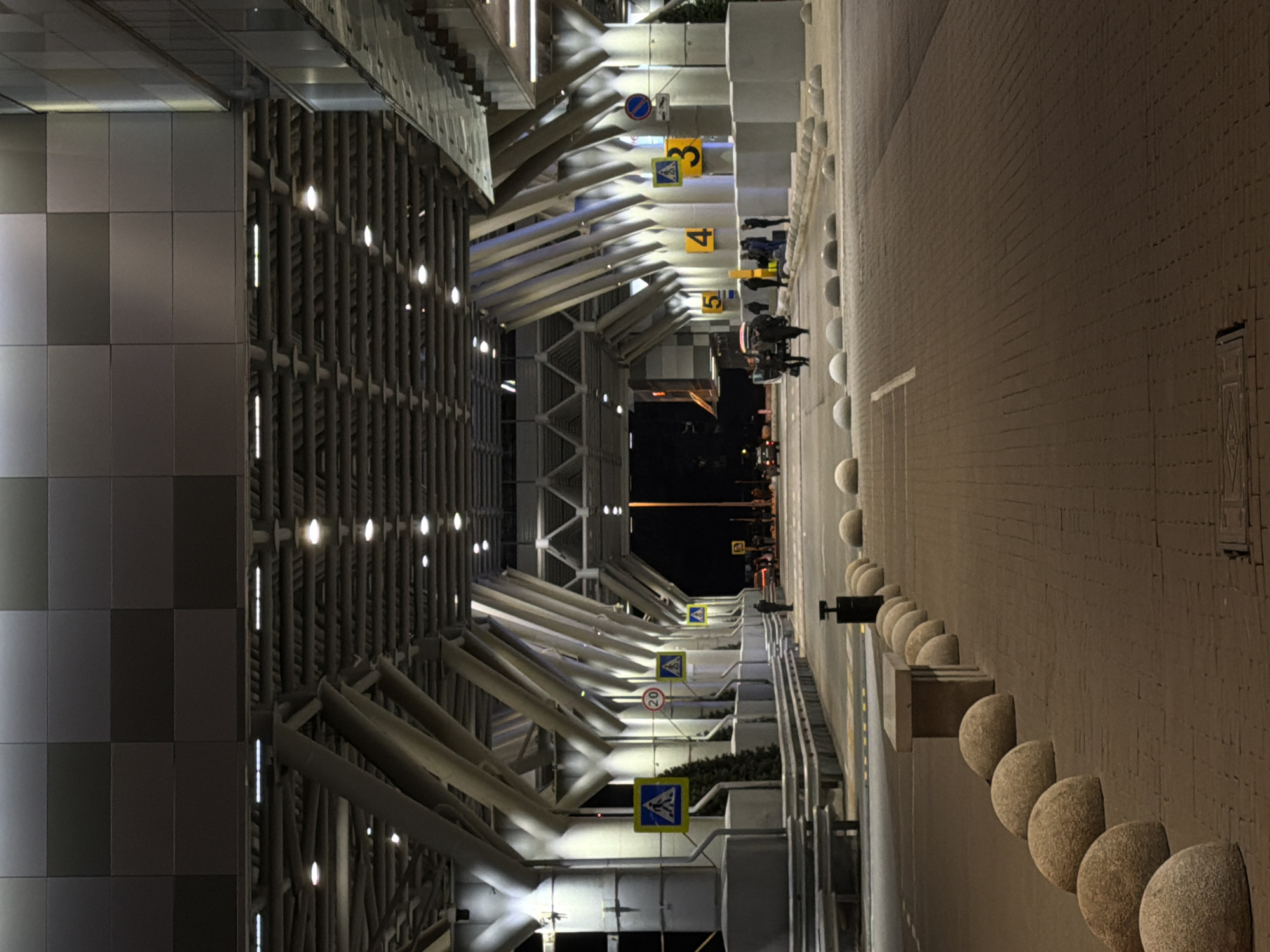 Evening scenes documented at Ufa Airport and city streets
