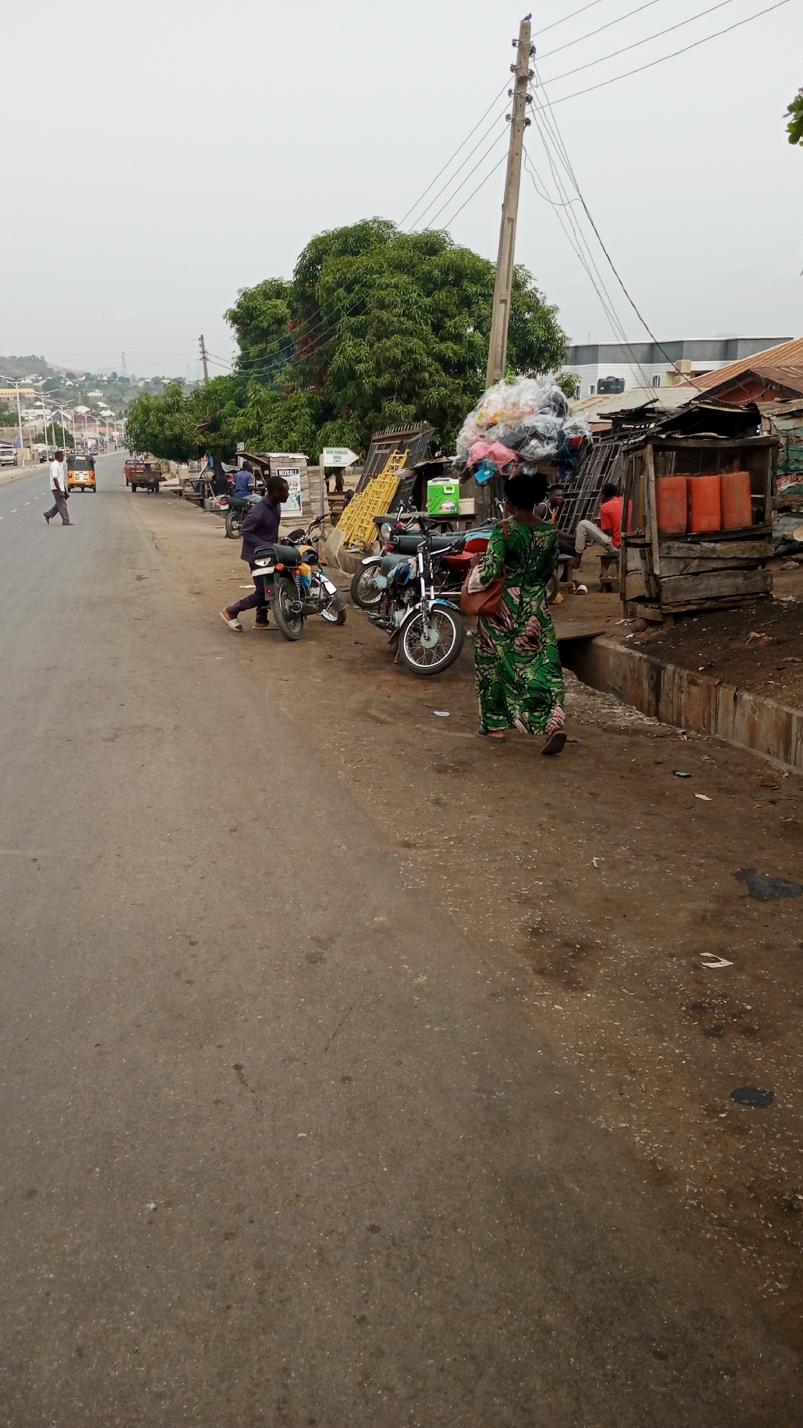 Morning street life documented in Zango-ndaji, Nigeria community