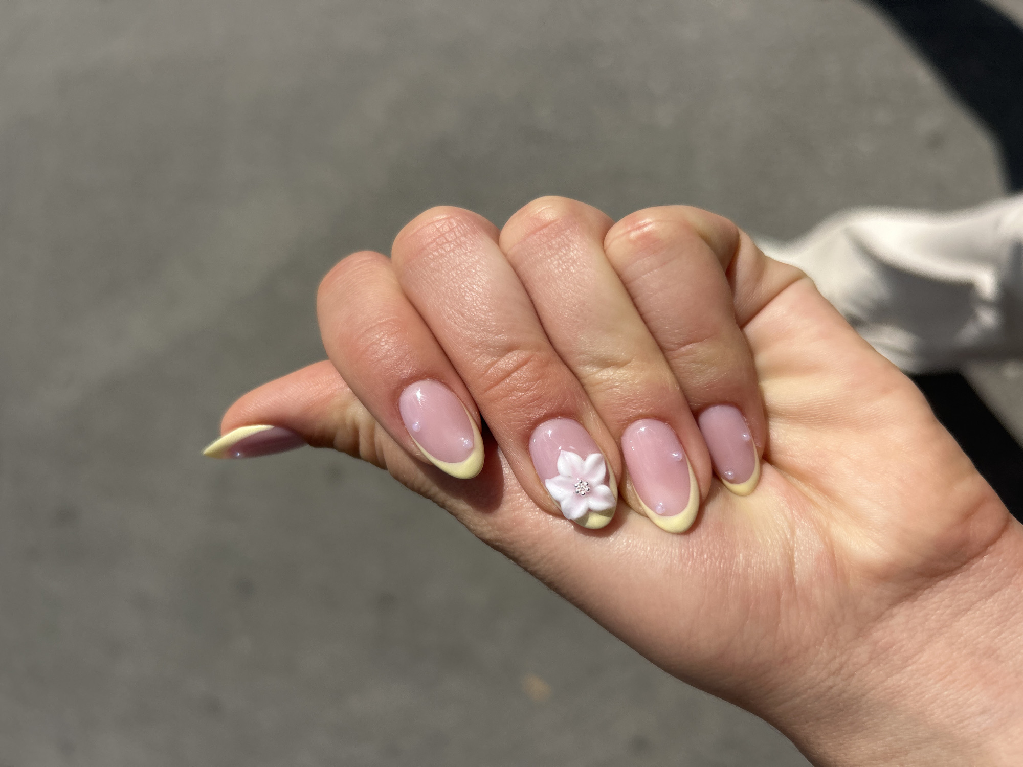Urban street walk with nature, decay, and nail art close-ups