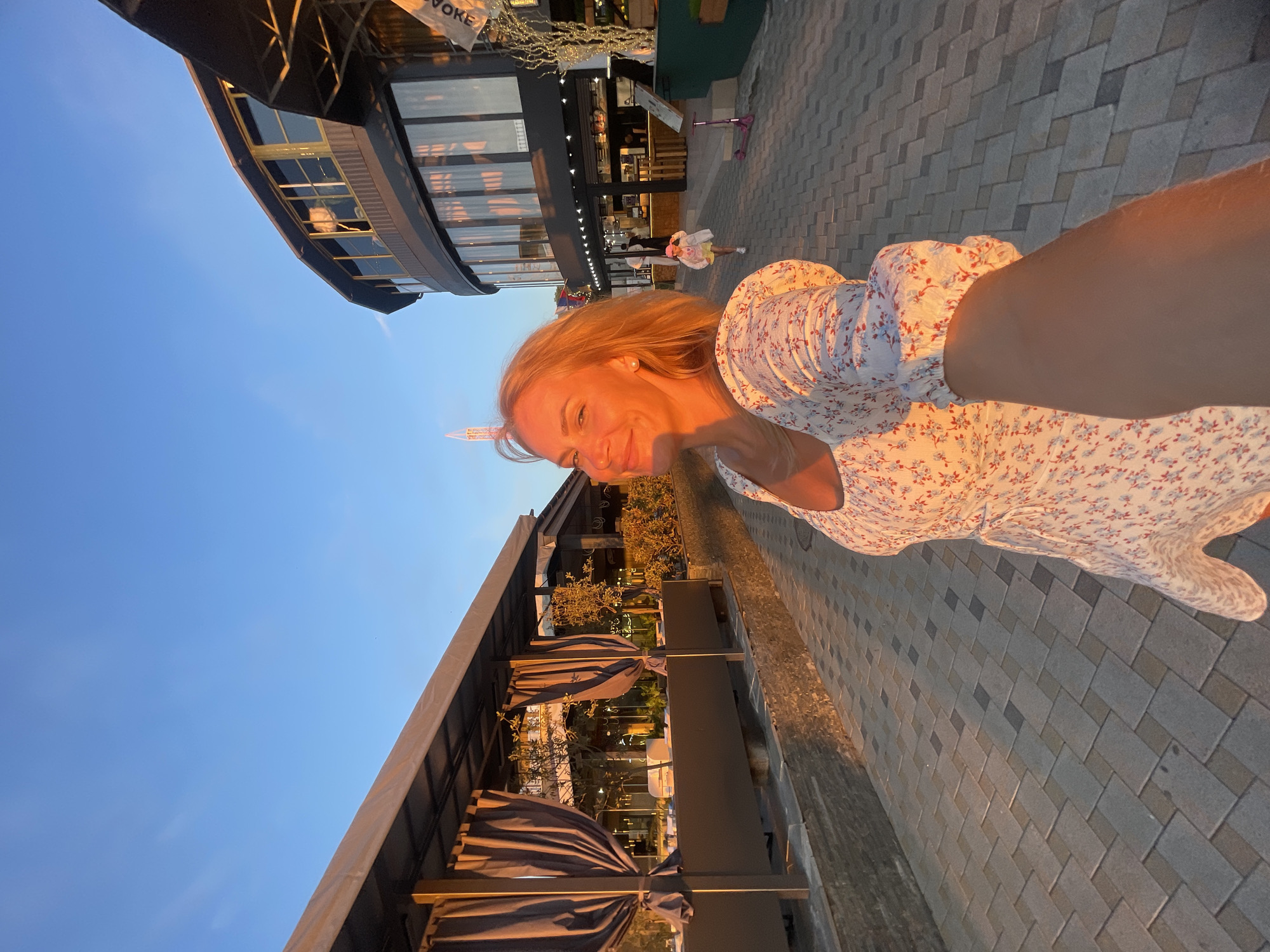 Anapa waterfront at golden hour, promenade and harbor views