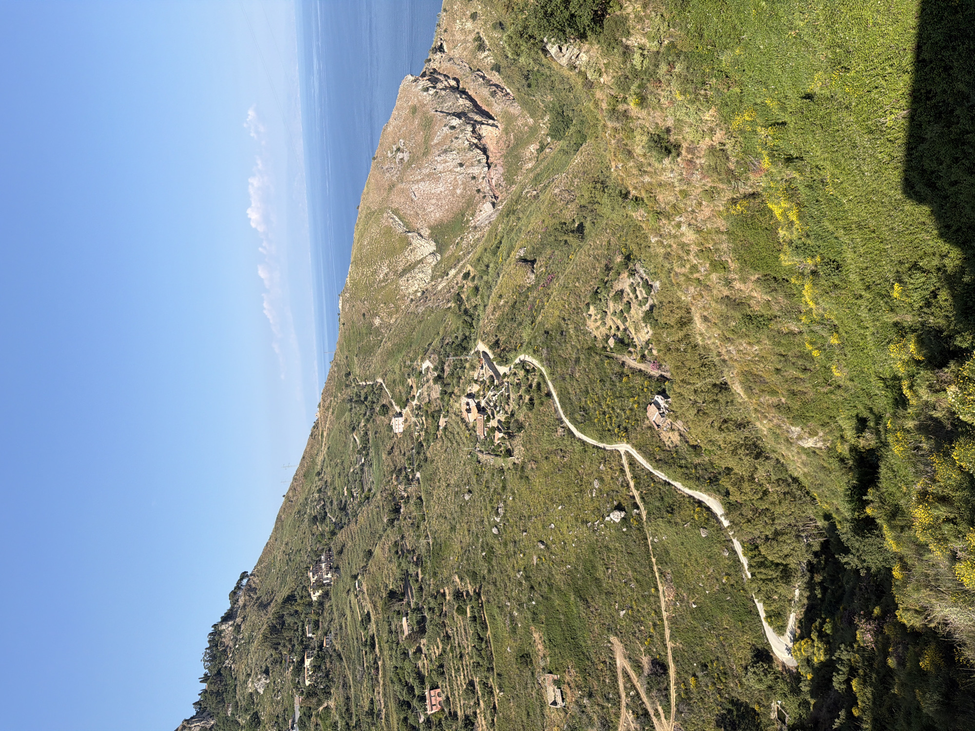 Routine observations document scenic Castelmola, Italy during afternoon hours