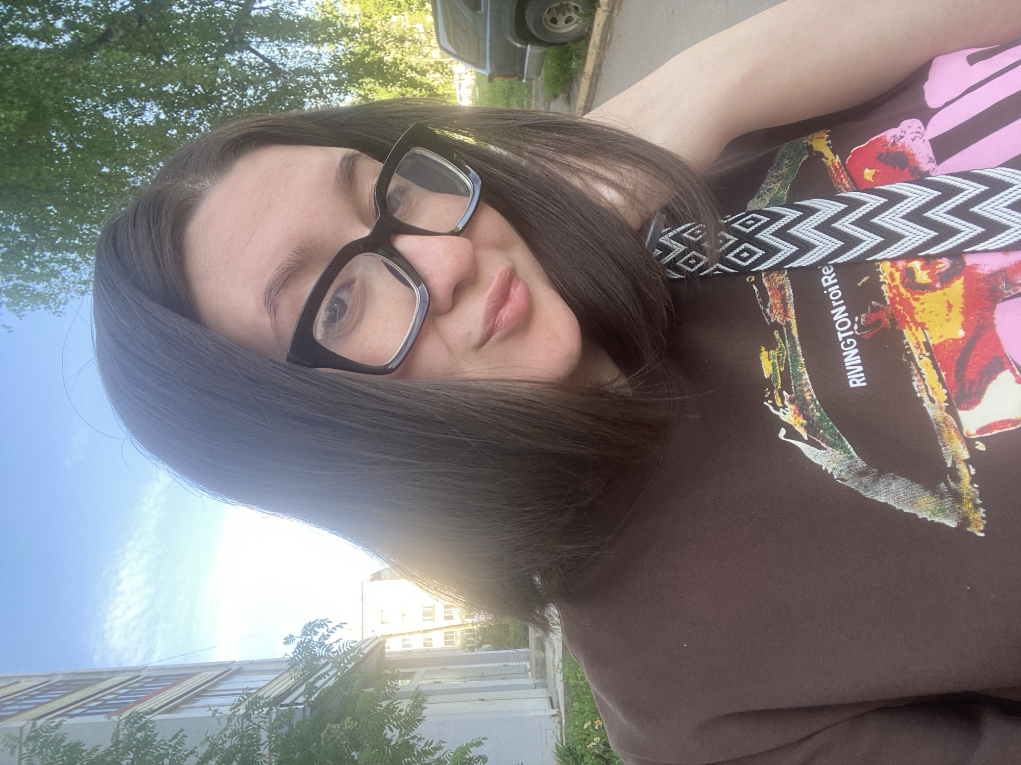 Morning selfies and dogs captured in Chaikovsky, Russia