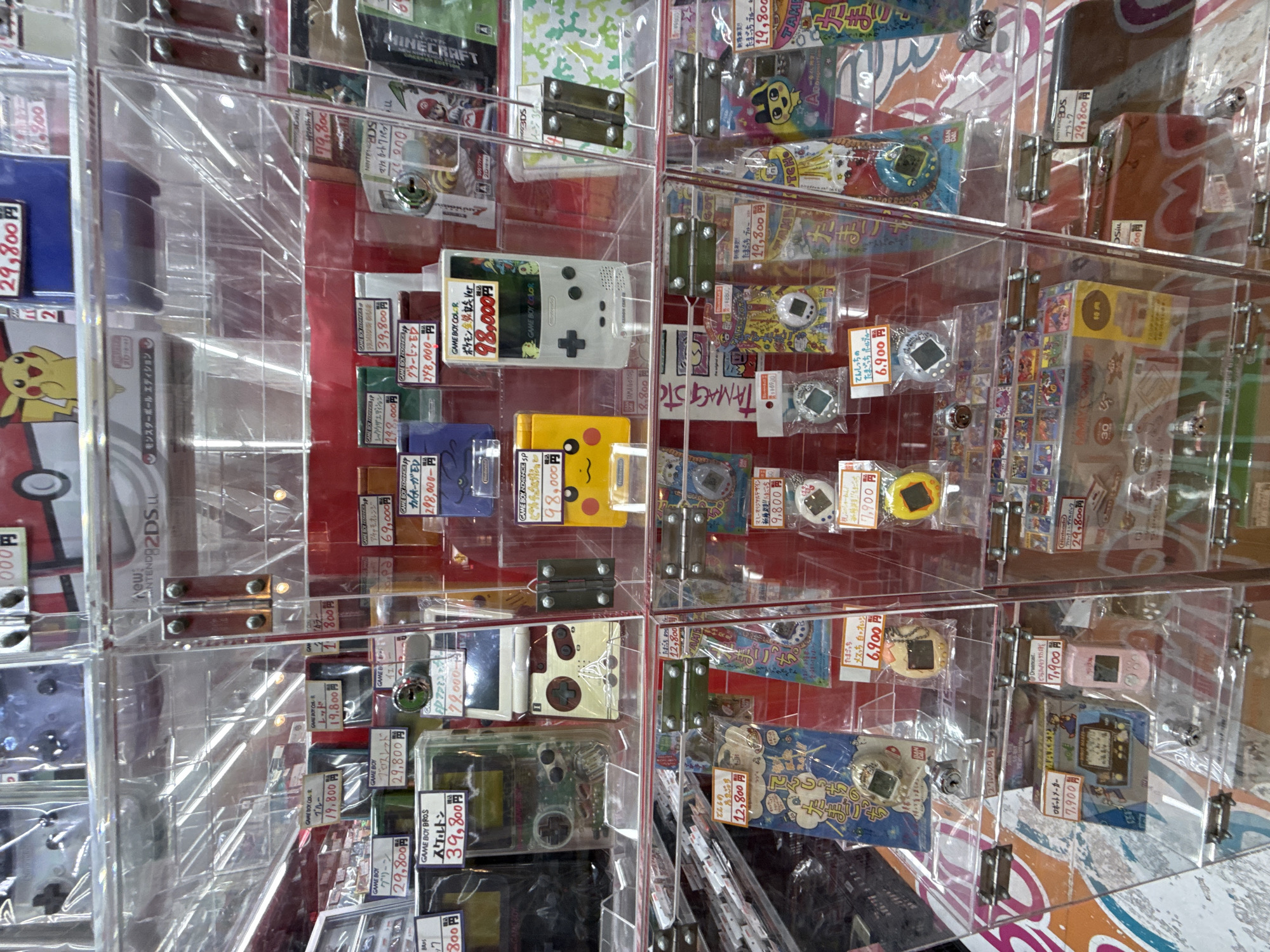 Vintage gaming display, luxury car spotted in Osaka
