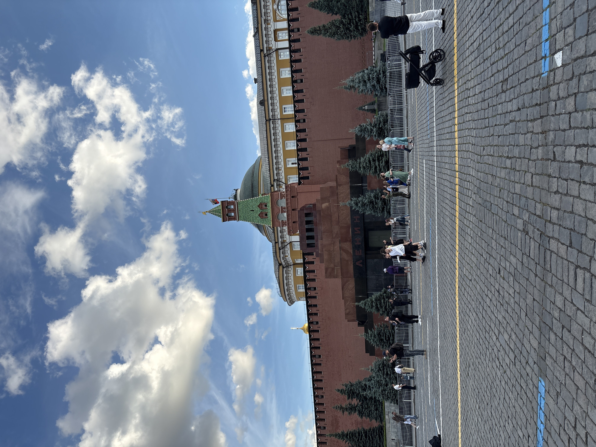 Street-level views of Red Square's iconic architecture