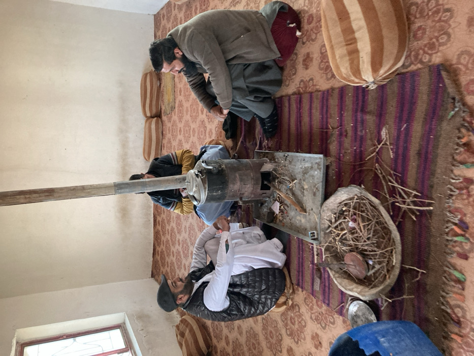 Winter gathering scenes with stoves, parakeets captured across Pakistan