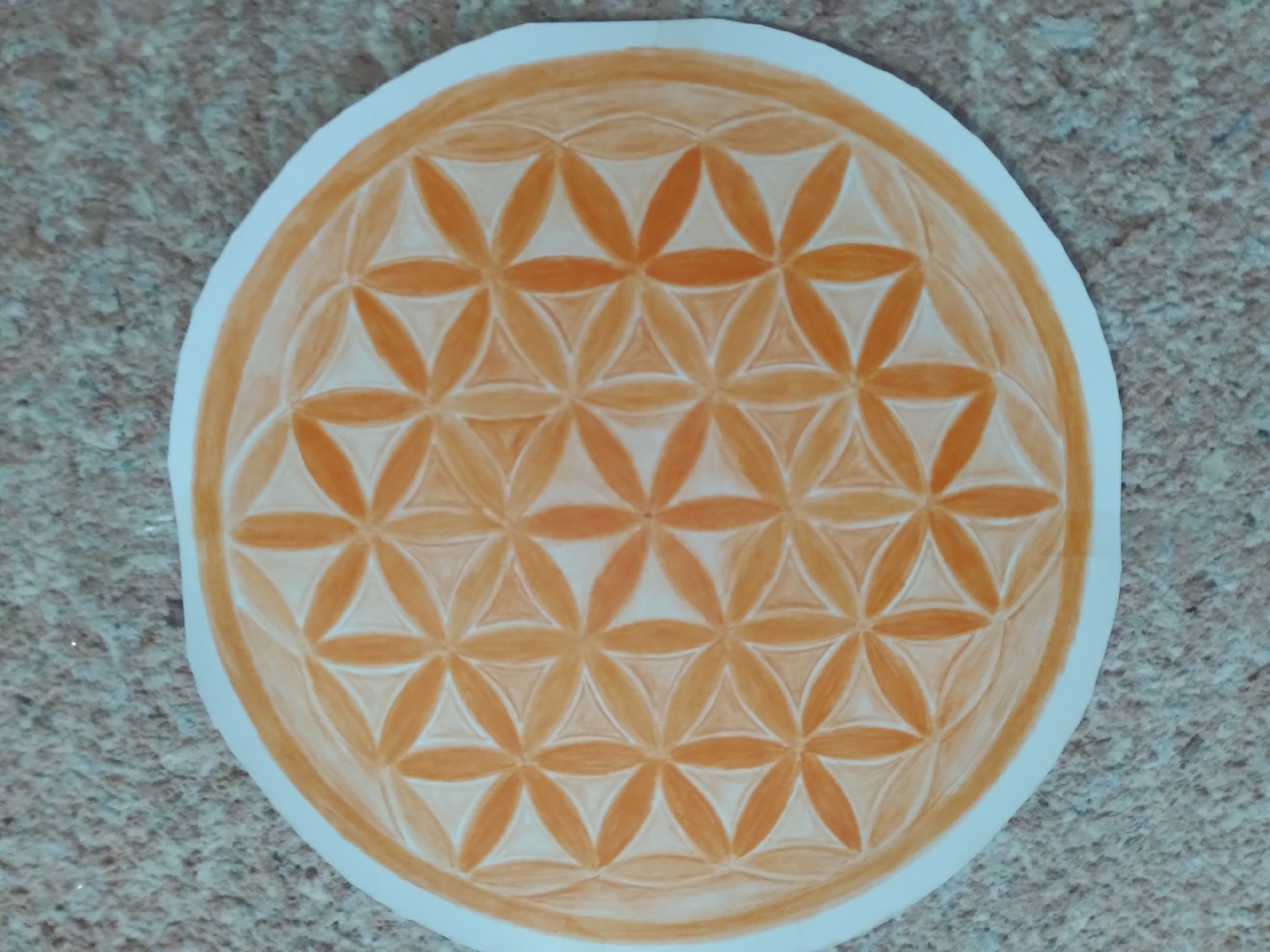 Handmade geometric art, watercolors, and resting cats in Baki