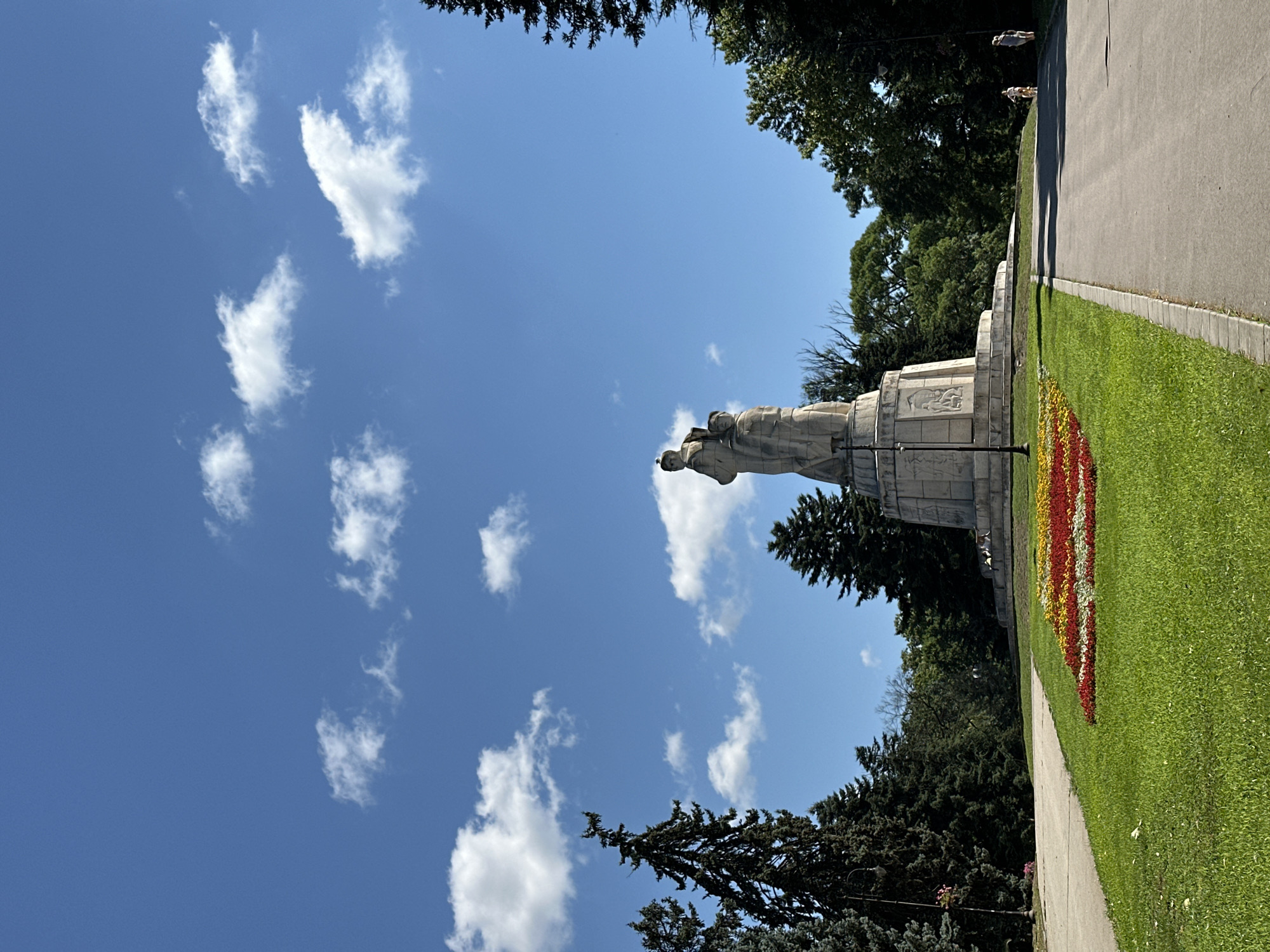 Stone monument at Varna's Pantheon of National Revival Heroes