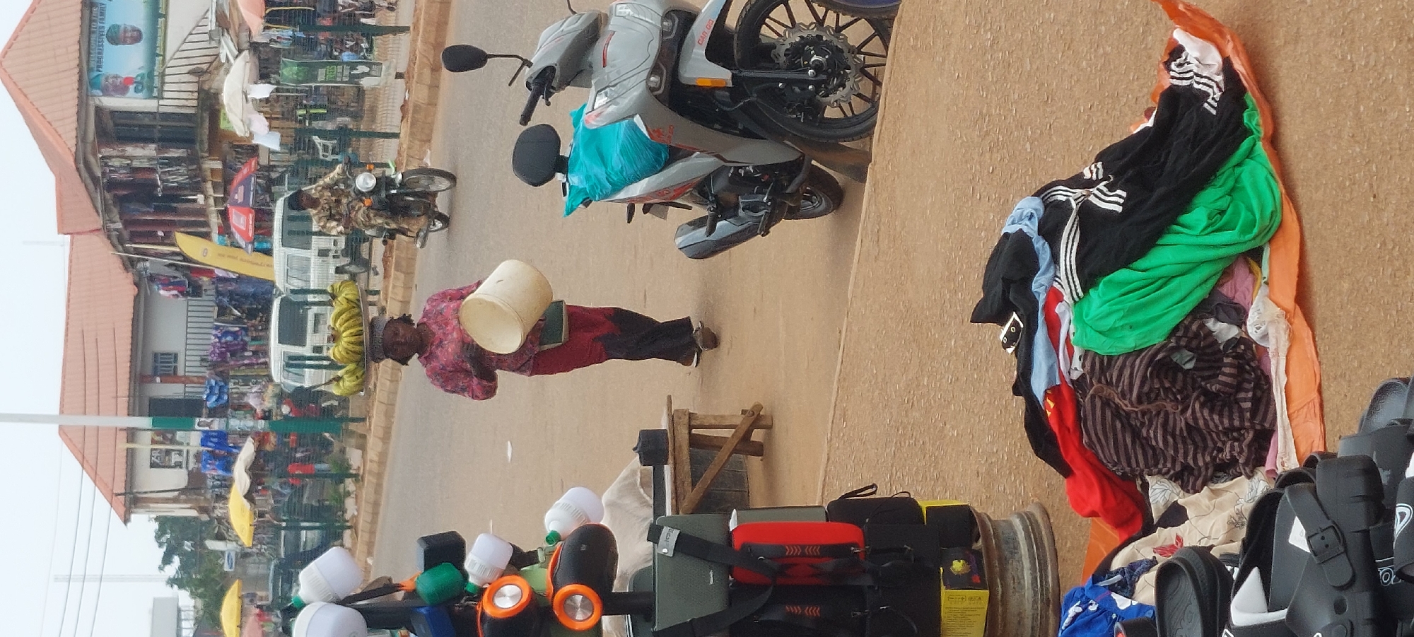 Bukuru market streets busy with vendors and daily commerce
