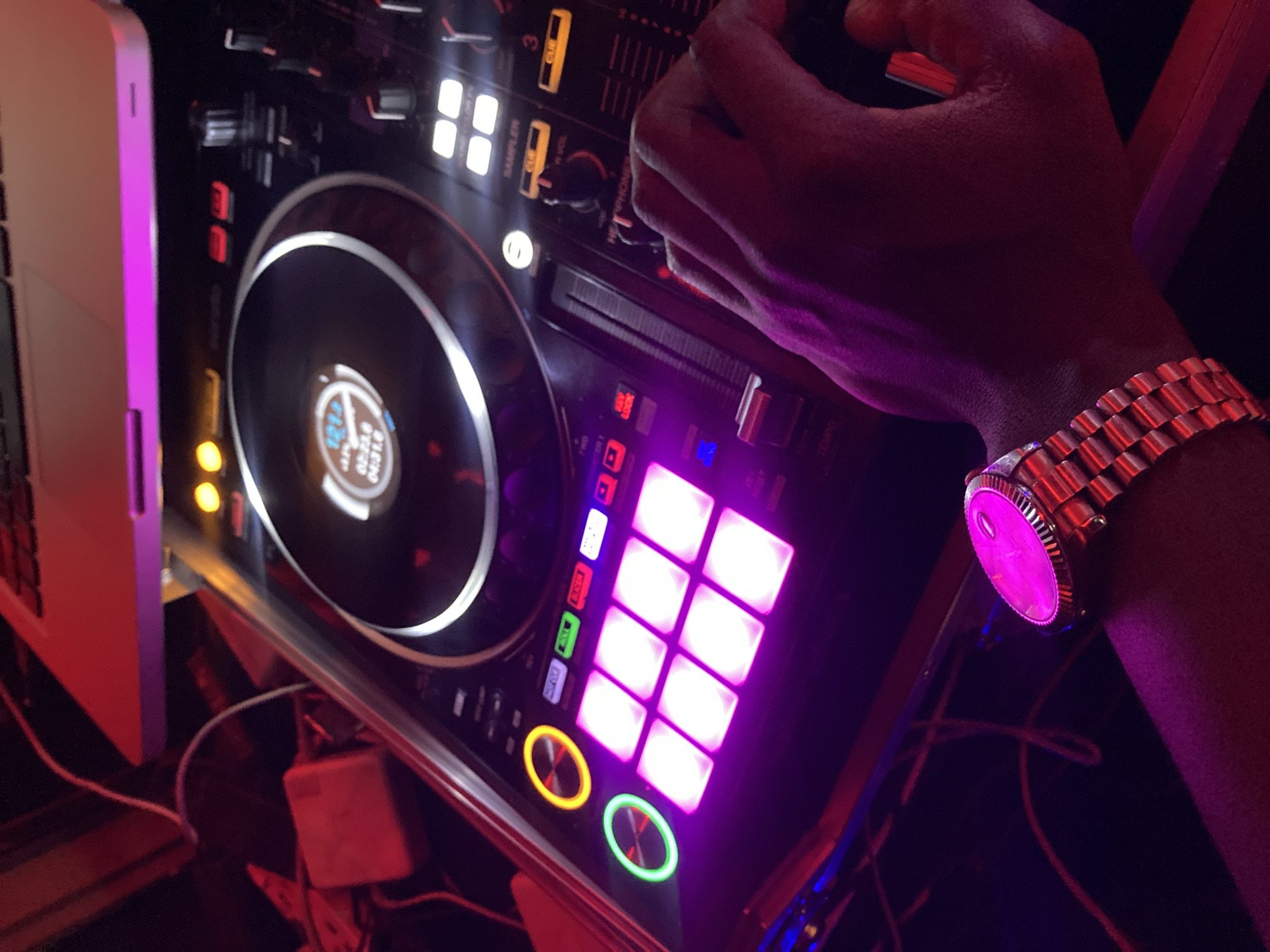 DJ Performance with Live Drummer Captured in Gwarinpa, Nigeria