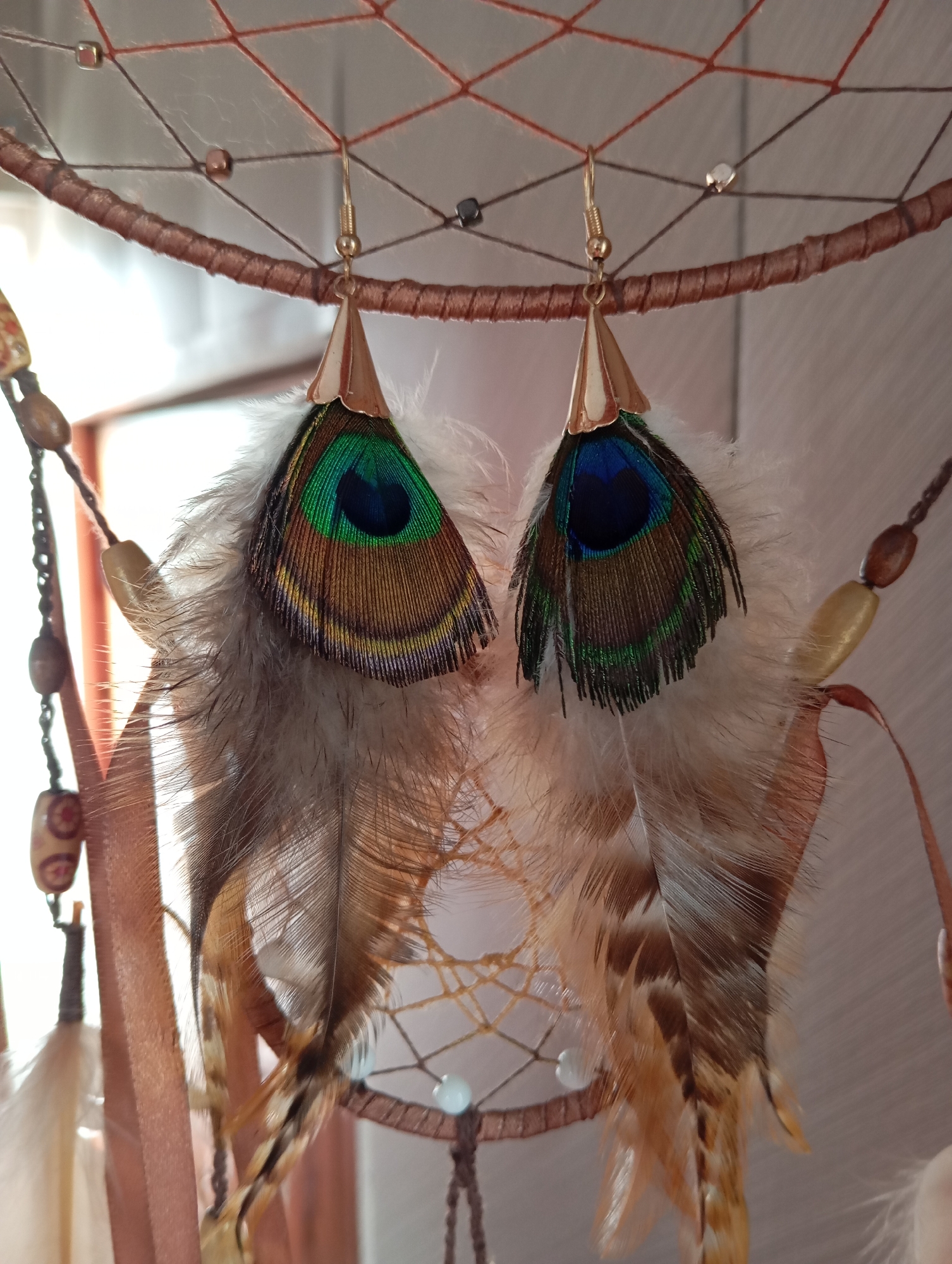 Peacock feathers and dreamcatchers examined in Rishikesh morning session