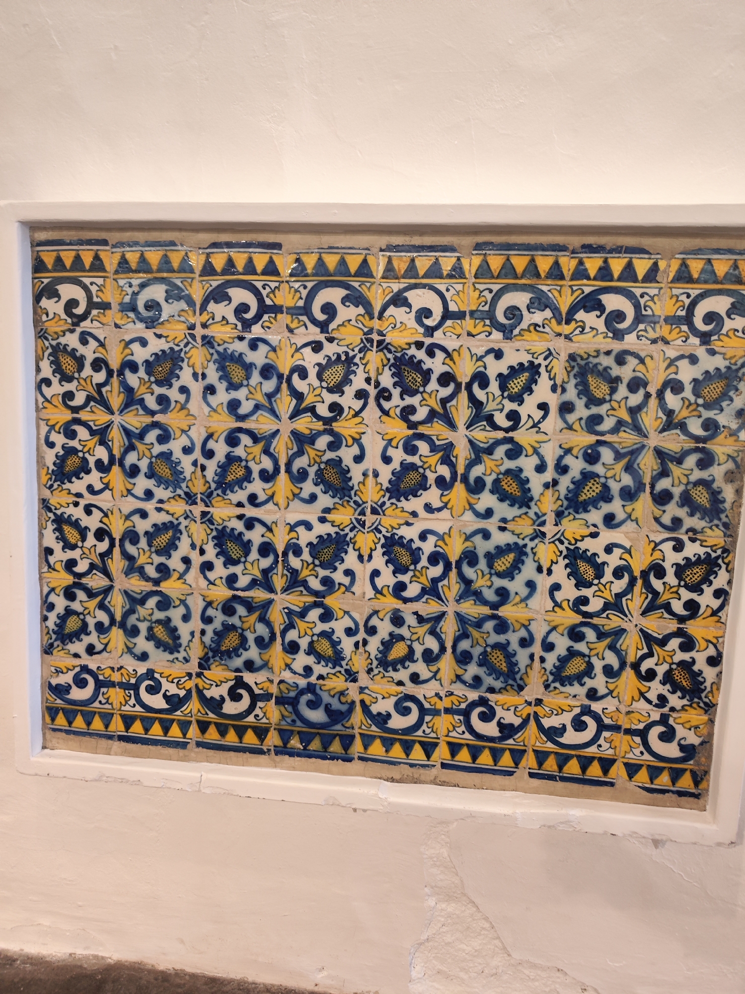 Traditional azulejo tiles and religious art documented in Ponta Delgada